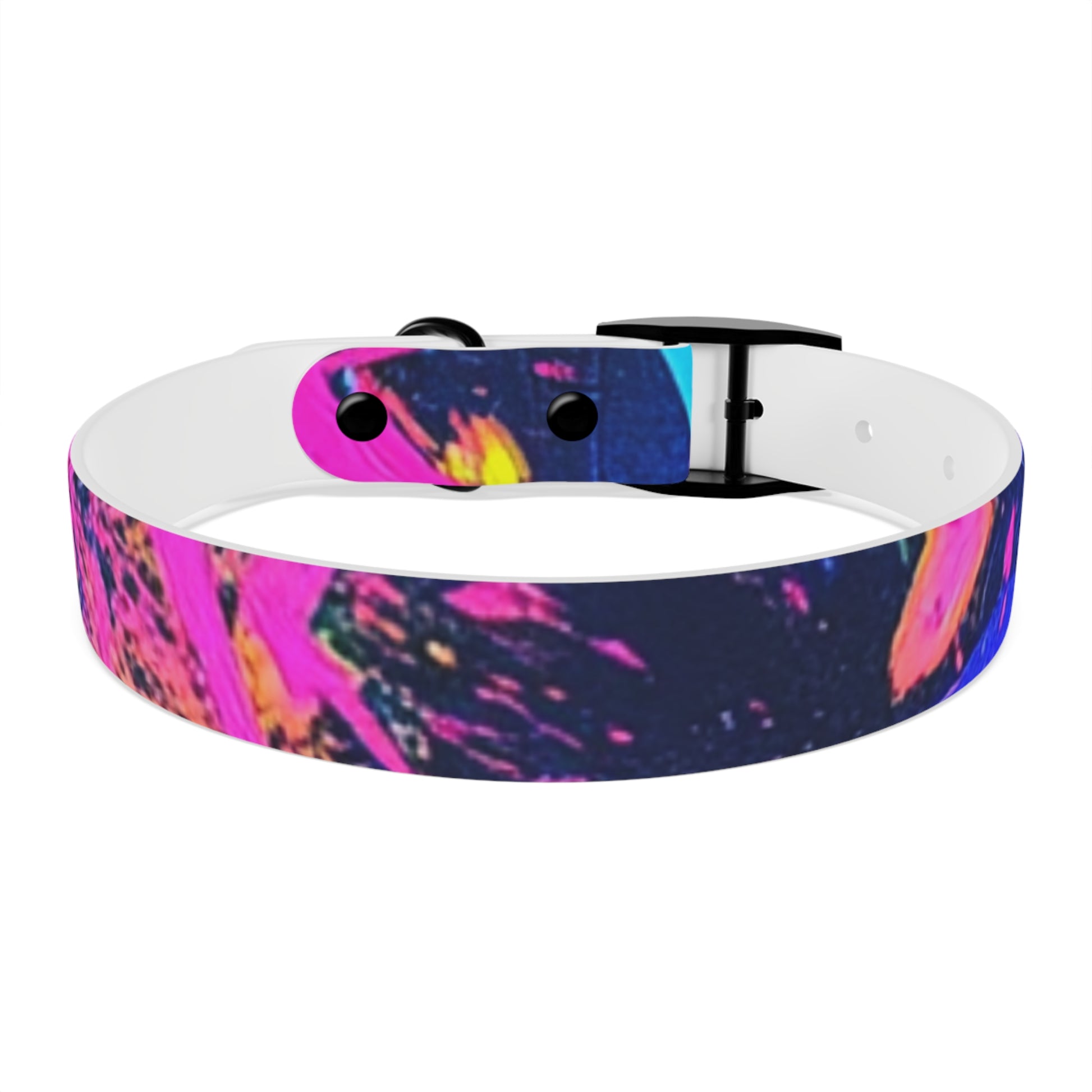 Vibrant Dog Collar - Adjustable Pet Accessory, Colorful Pet Collar for Small and Large Dogs, Fun Dog Gear, Unique Dog Gift, Pet Fashion