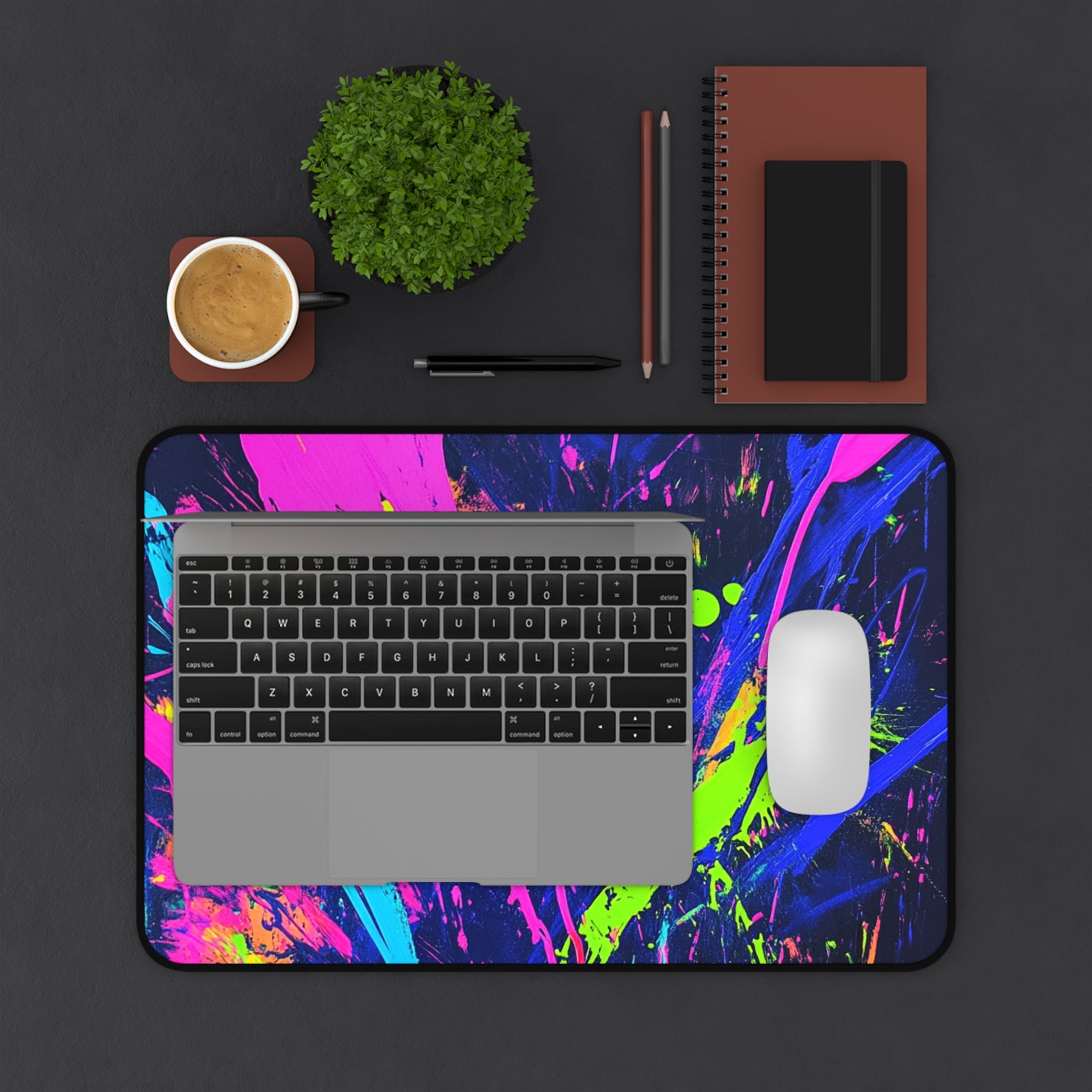 Vibrant Abstract Desk Mat, Colorful Office Decor, Gamer Desk Pad, Modern Workspace Accessory, Unique Gift for Students, Home Office [...]