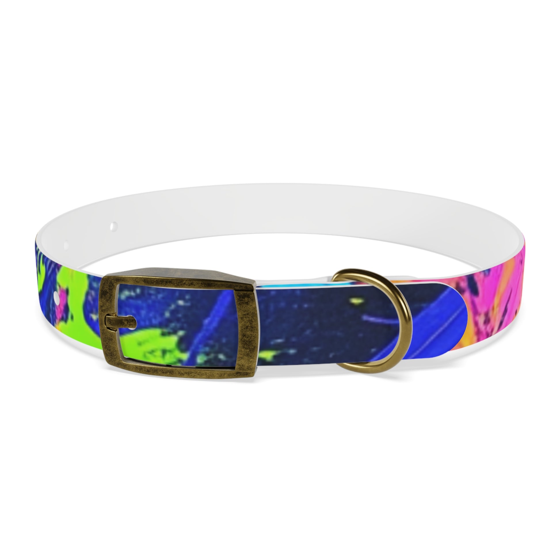 Vibrant Dog Collar - Adjustable Pet Accessory, Colorful Pet Collar for Small and Large Dogs, Fun Dog Gear, Unique Dog Gift, Pet Fashion