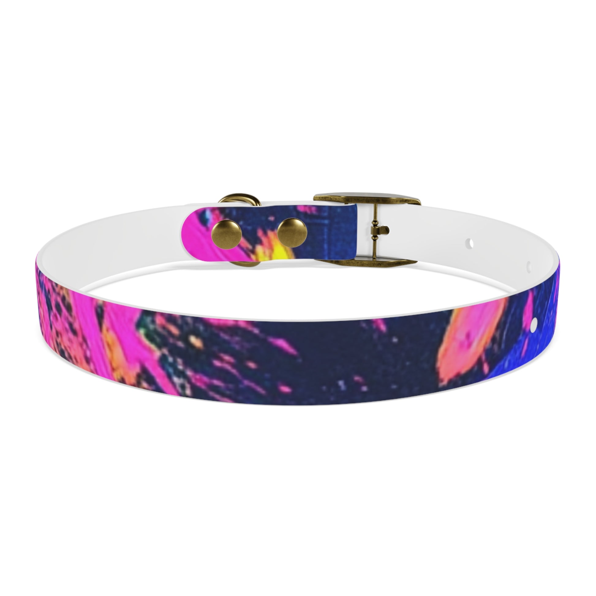 Vibrant Dog Collar - Adjustable Pet Accessory, Colorful Pet Collar for Small and Large Dogs, Fun Dog Gear, Unique Dog Gift, Pet Fashion