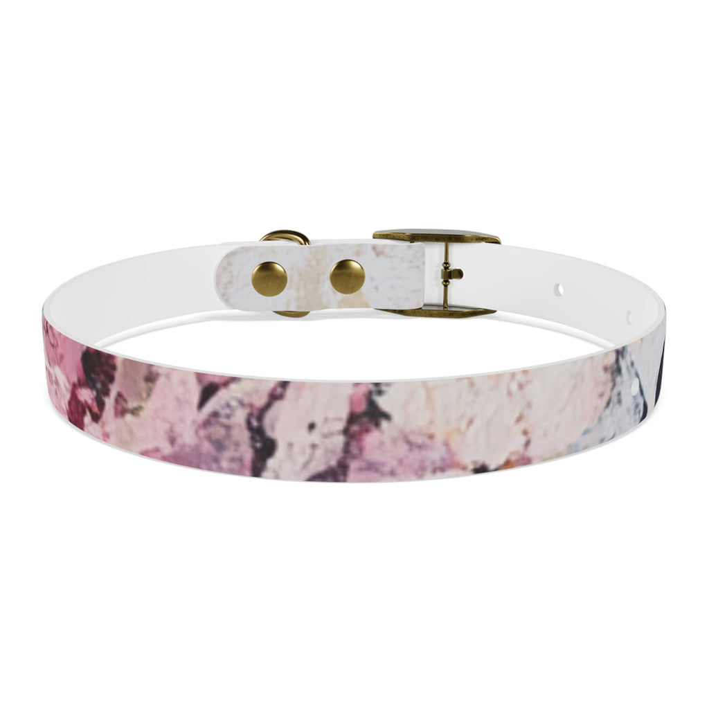 Stylish Floral Dog Collar, Pet Accessory, Adjustable Dog Collar, Handmade Dog Collar, Dog Lover Gift, Custom Pet Collar