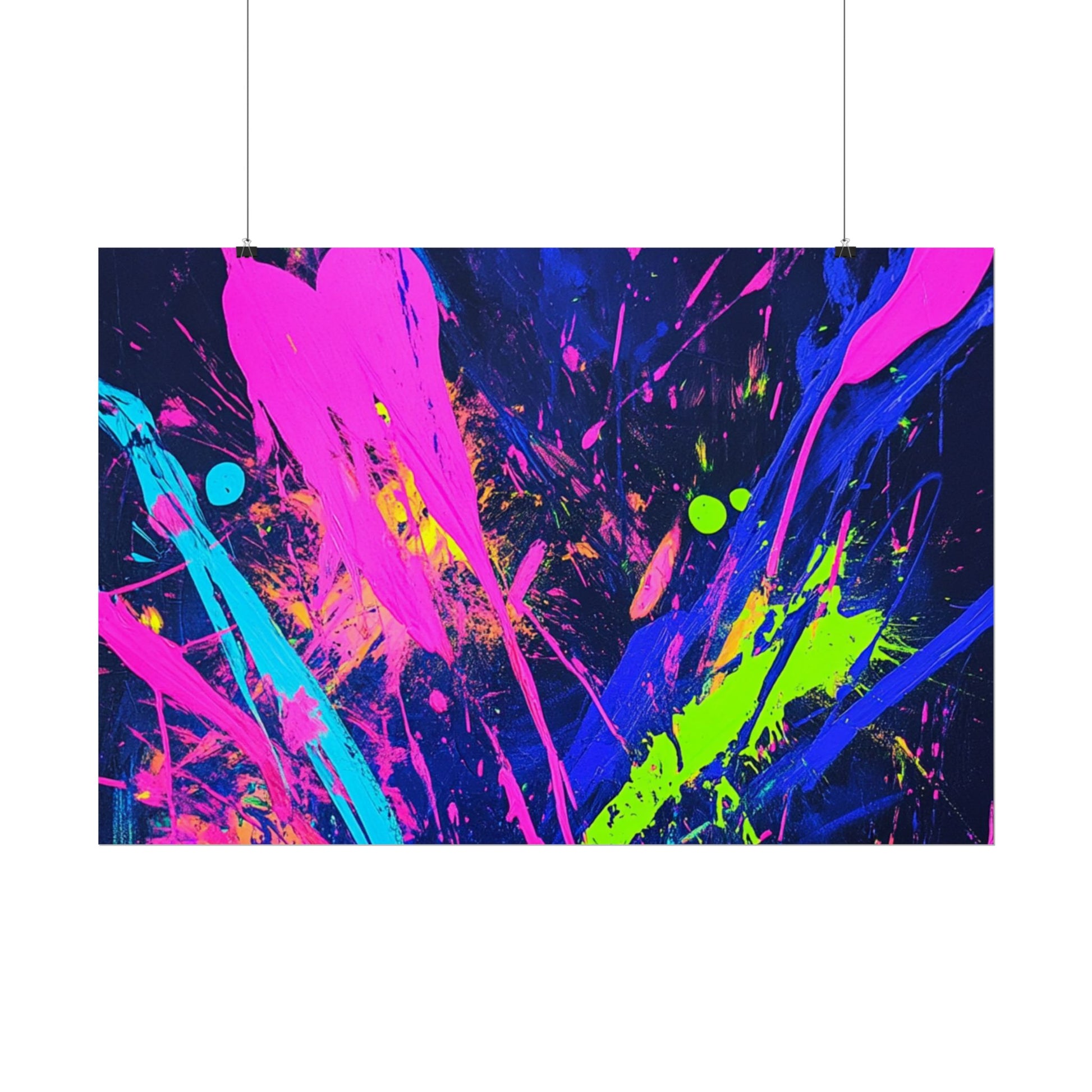Vibrant Abstract Art Posters, Colorful Wall Decor, Modern Art Prints, Home Decoration, Unique Gift Idea, Party Decor