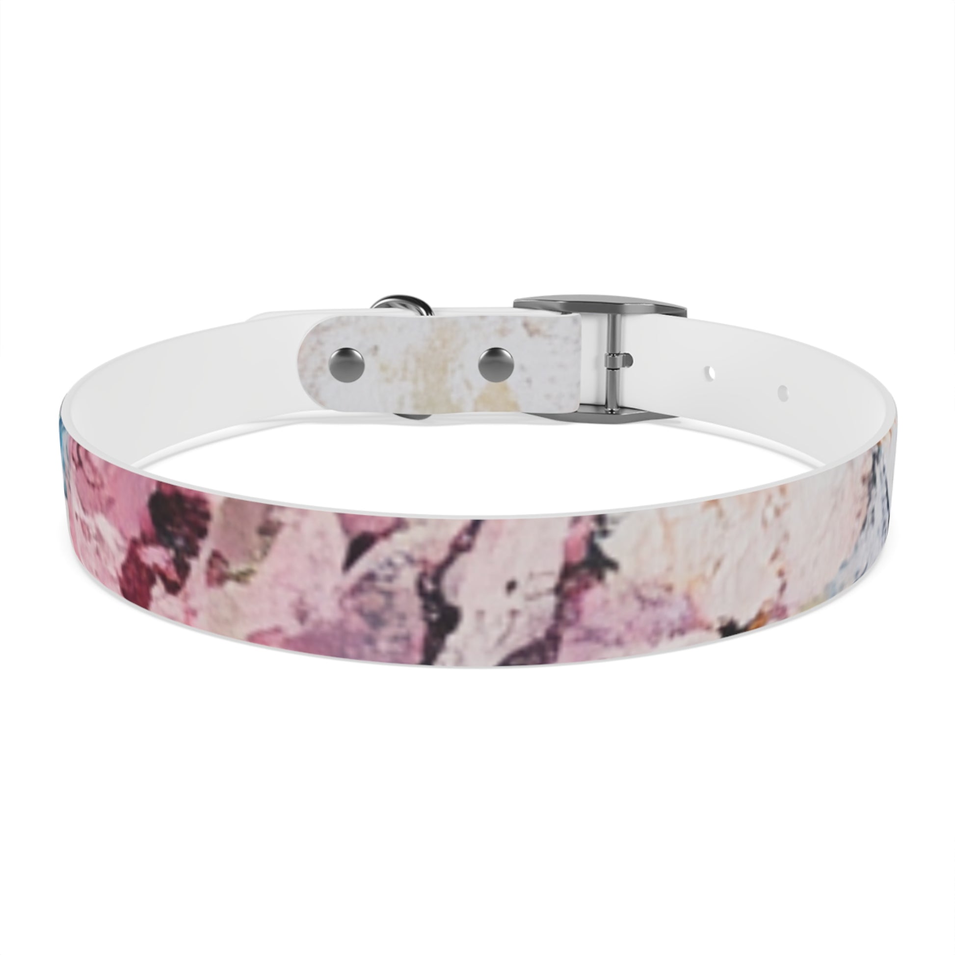 Stylish Floral Dog Collar, Pet Accessory, Adjustable Dog Collar, Handmade Dog Collar, Dog Lover Gift, Custom Pet Collar