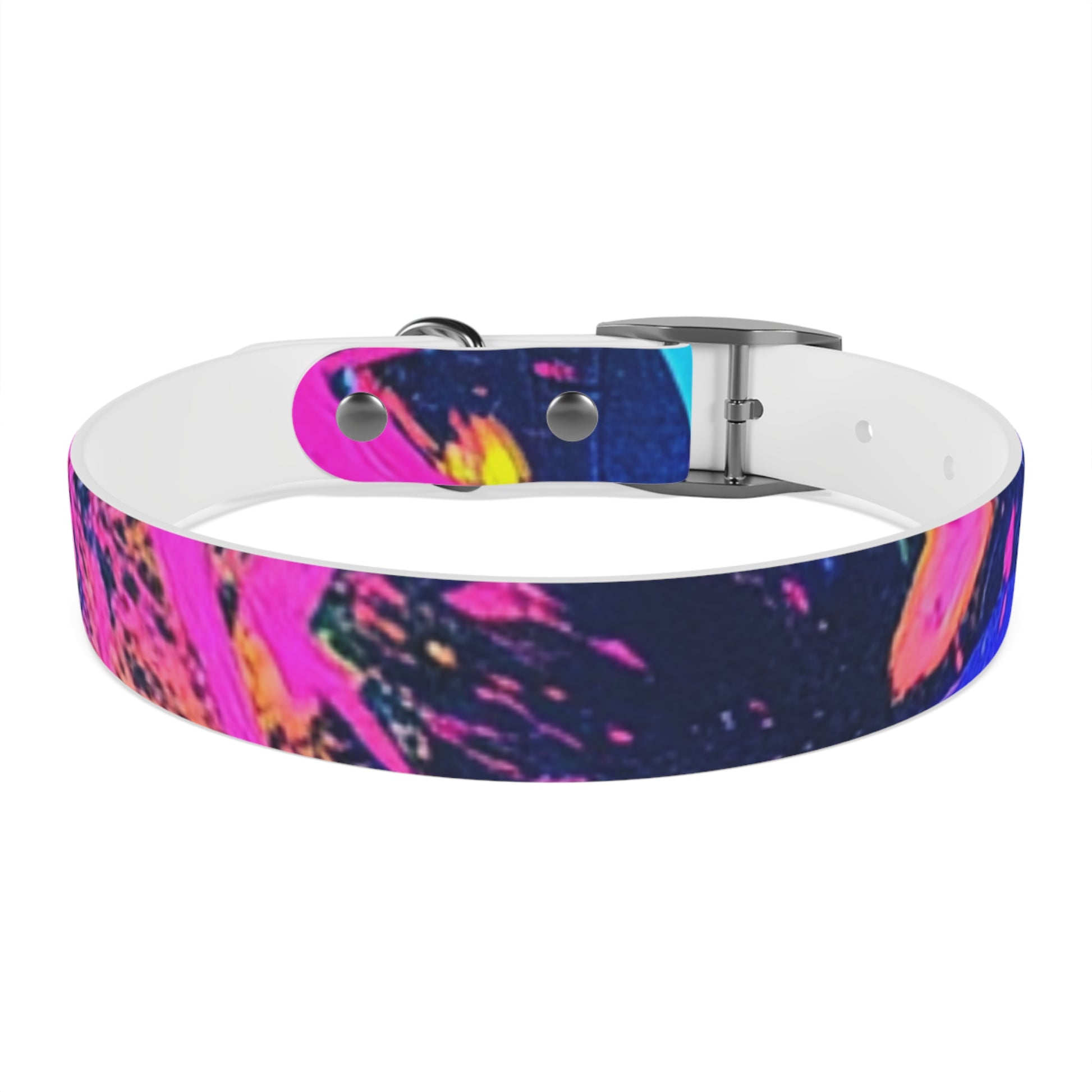 Vibrant Dog Collar - Adjustable Pet Accessory, Colorful Pet Collar for Small and Large Dogs, Fun Dog Gear, Unique Dog Gift, Pet Fashion