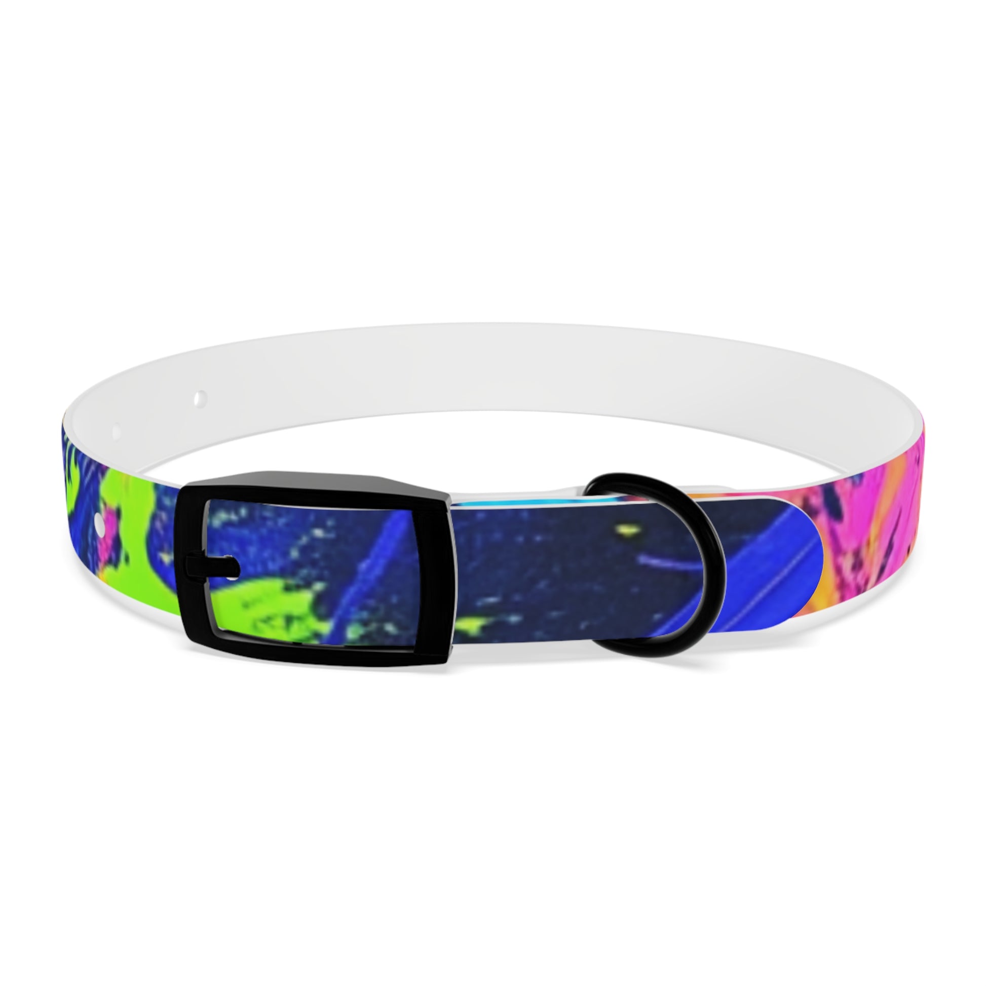 Vibrant Dog Collar - Adjustable Pet Accessory, Colorful Pet Collar for Small and Large Dogs, Fun Dog Gear, Unique Dog Gift, Pet Fashion