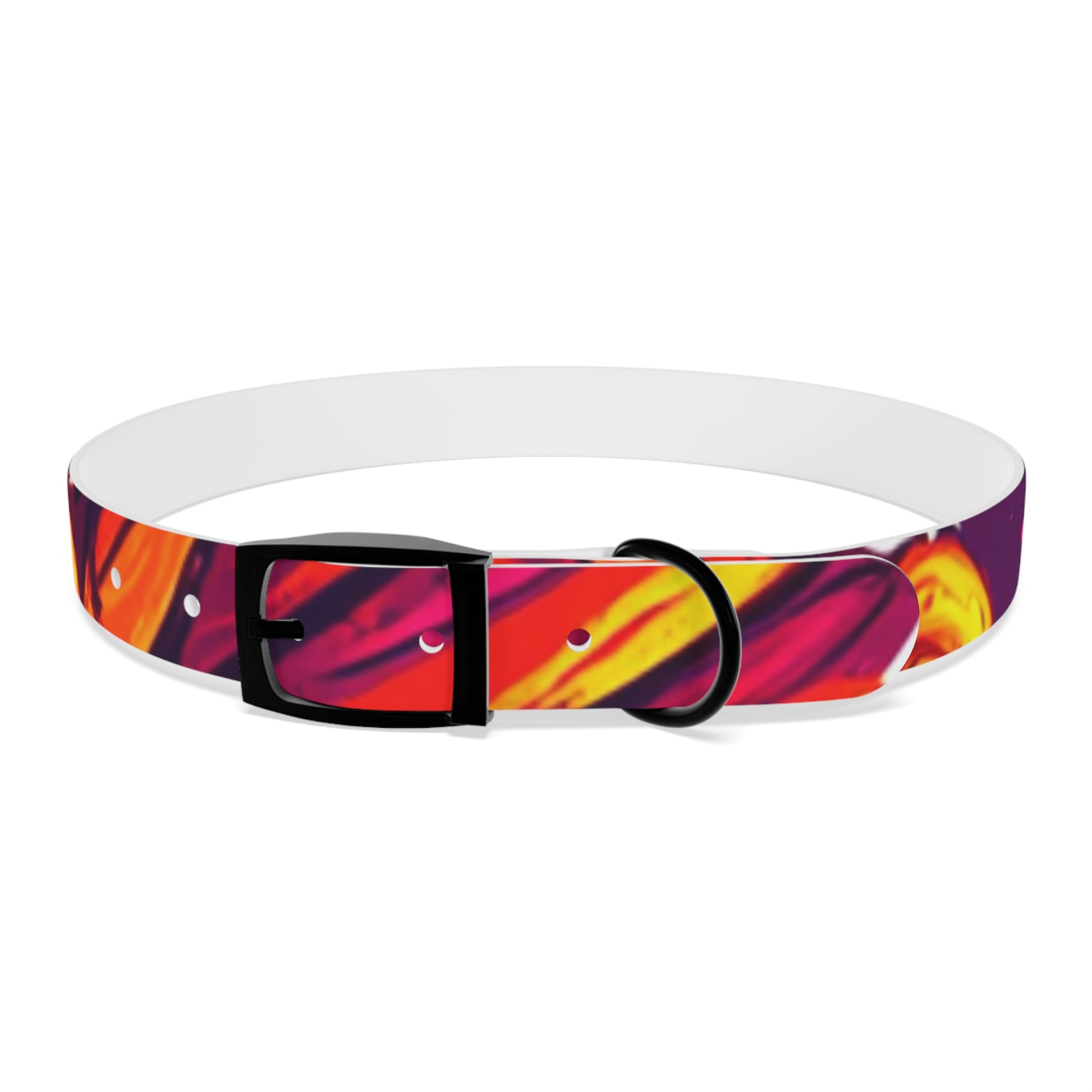 Vibrant Abstract Dog Collar, Colorful Pet Accessory for Dogs, Stylish Dog Gear, Fun Pet Collar, Gift for Dog Lovers