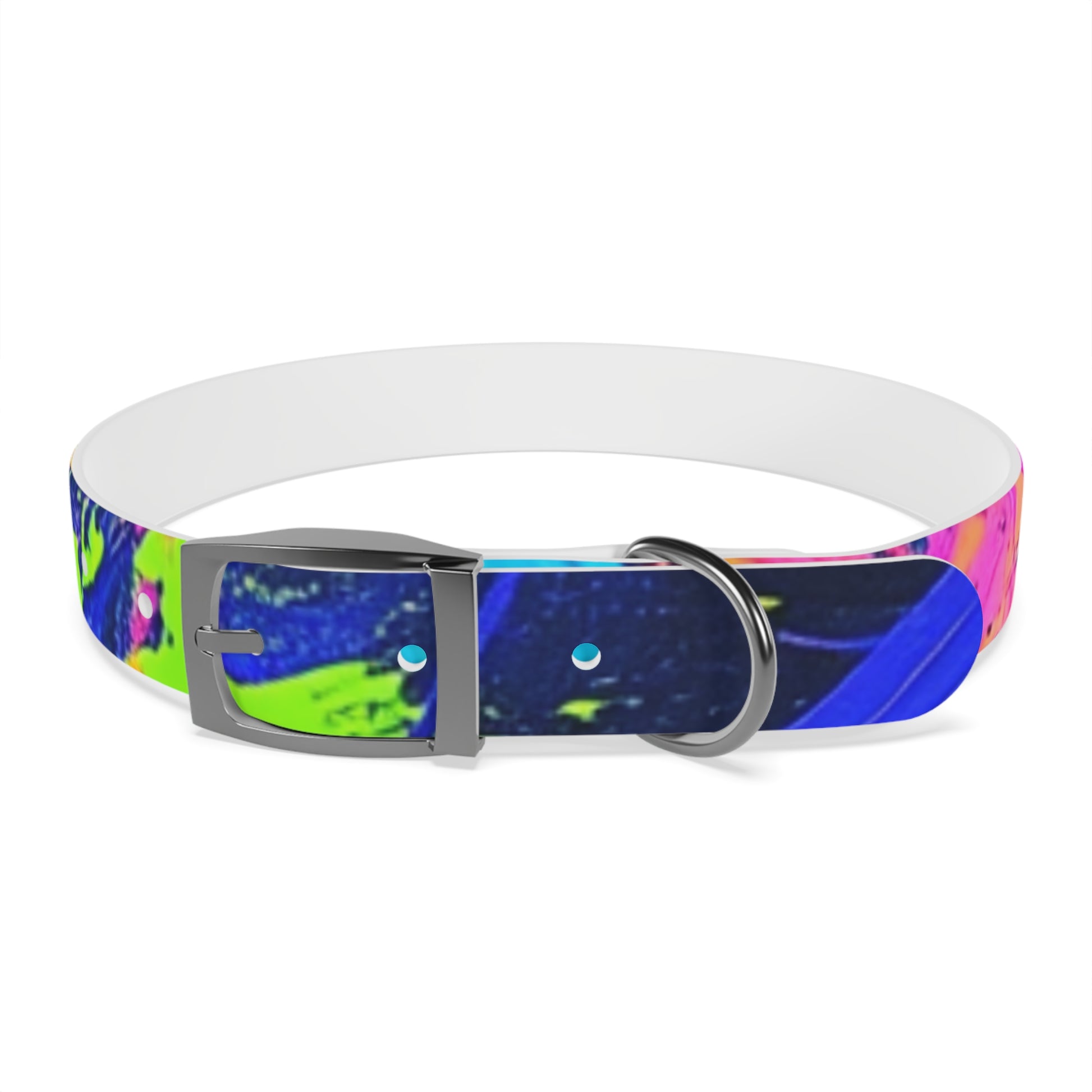 Vibrant Dog Collar - Adjustable Pet Accessory, Colorful Pet Collar for Small and Large Dogs, Fun Dog Gear, Unique Dog Gift, Pet Fashion