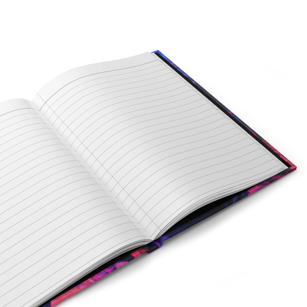 Vibrant Floral Hardcover Journal, Colorful Notebook, Artistic Writing Journal, Gift for Her, Unique Journal for Writers