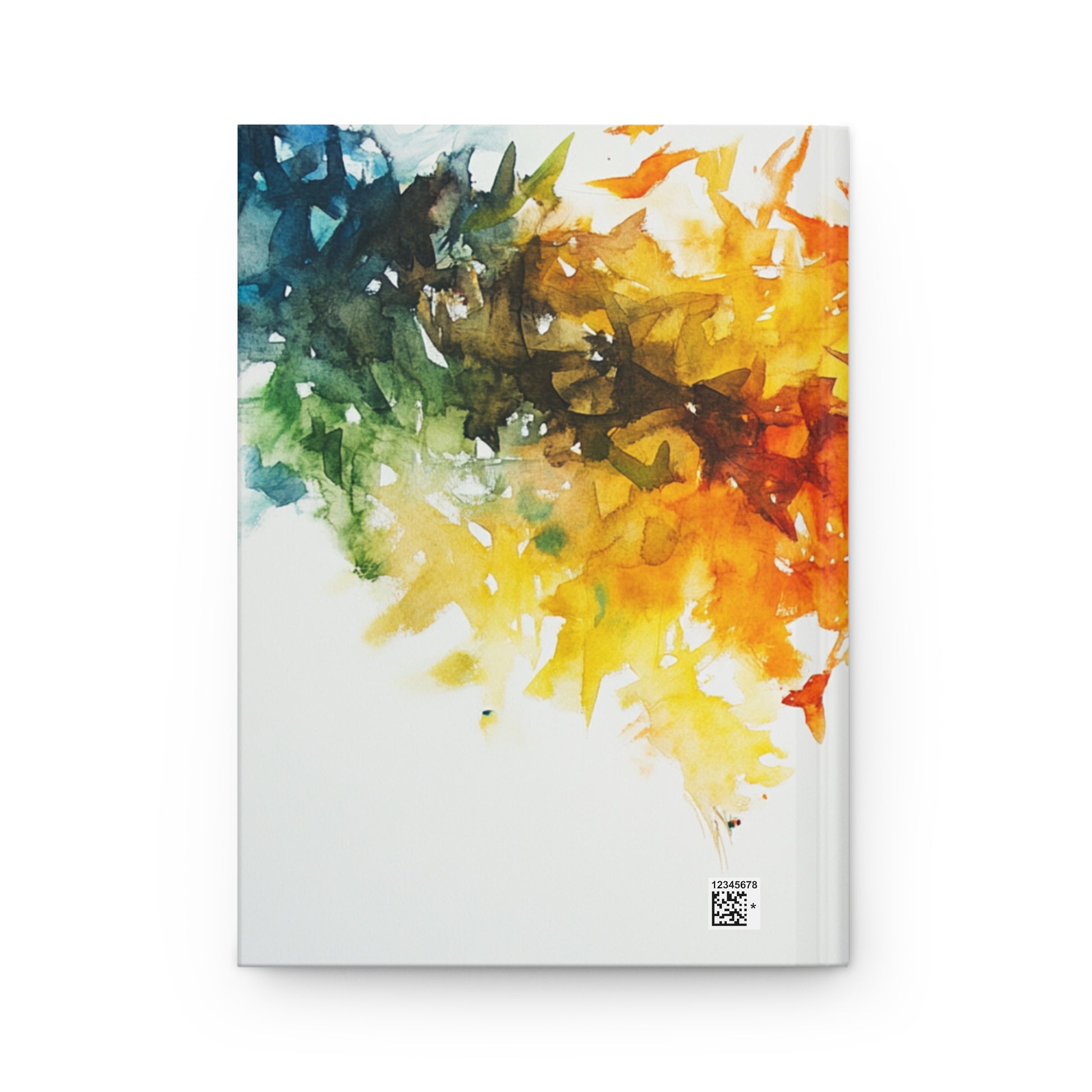Vibrant Hardcover Journal, Artistic Notebook for Creativity, Gift for Artists, Writing, Inkwell Inspiration, Journal, Sketchbook