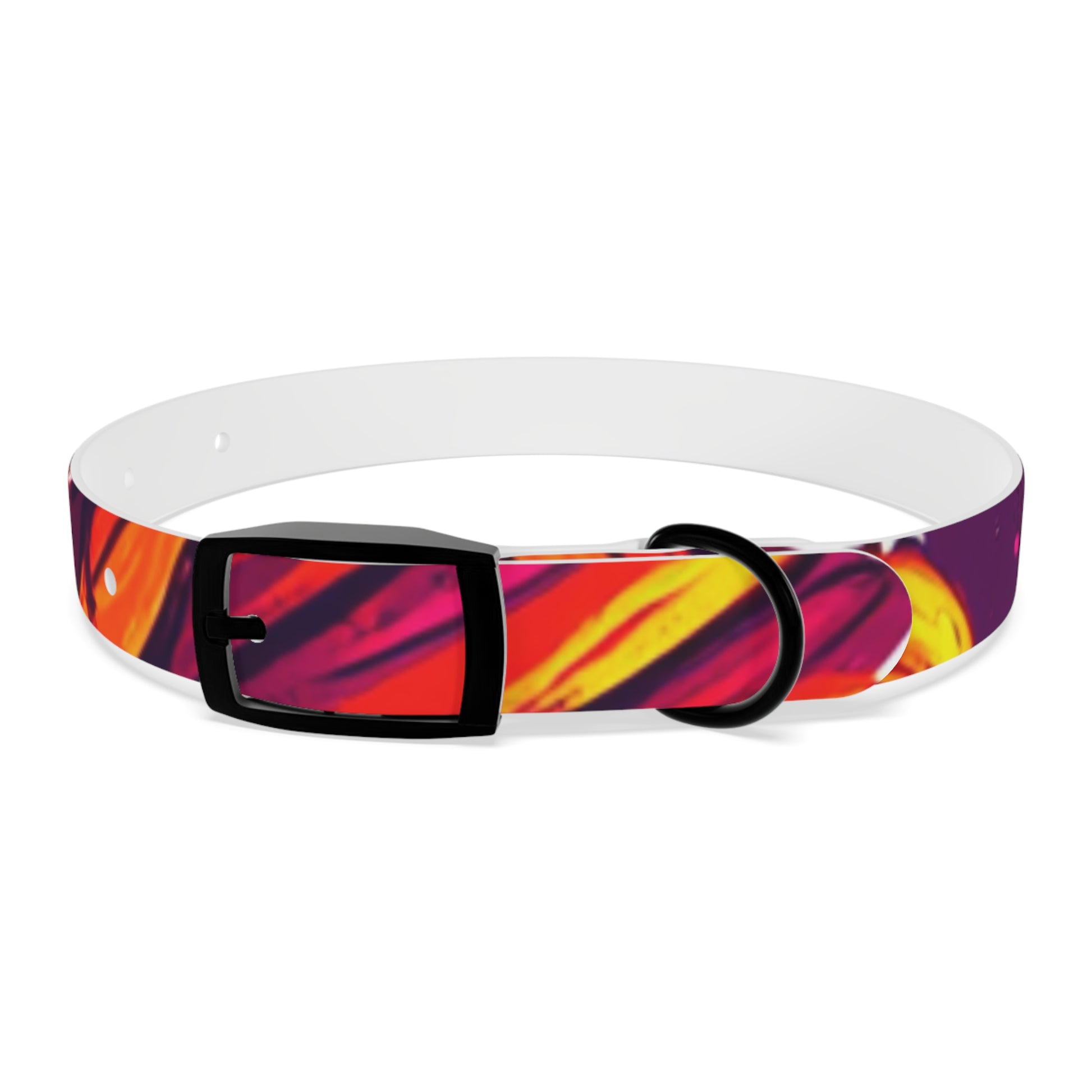 Vibrant Abstract Dog Collar, Colorful Pet Accessory for Dogs, Stylish Dog Gear, Fun Pet Collar, Gift for Dog Lovers