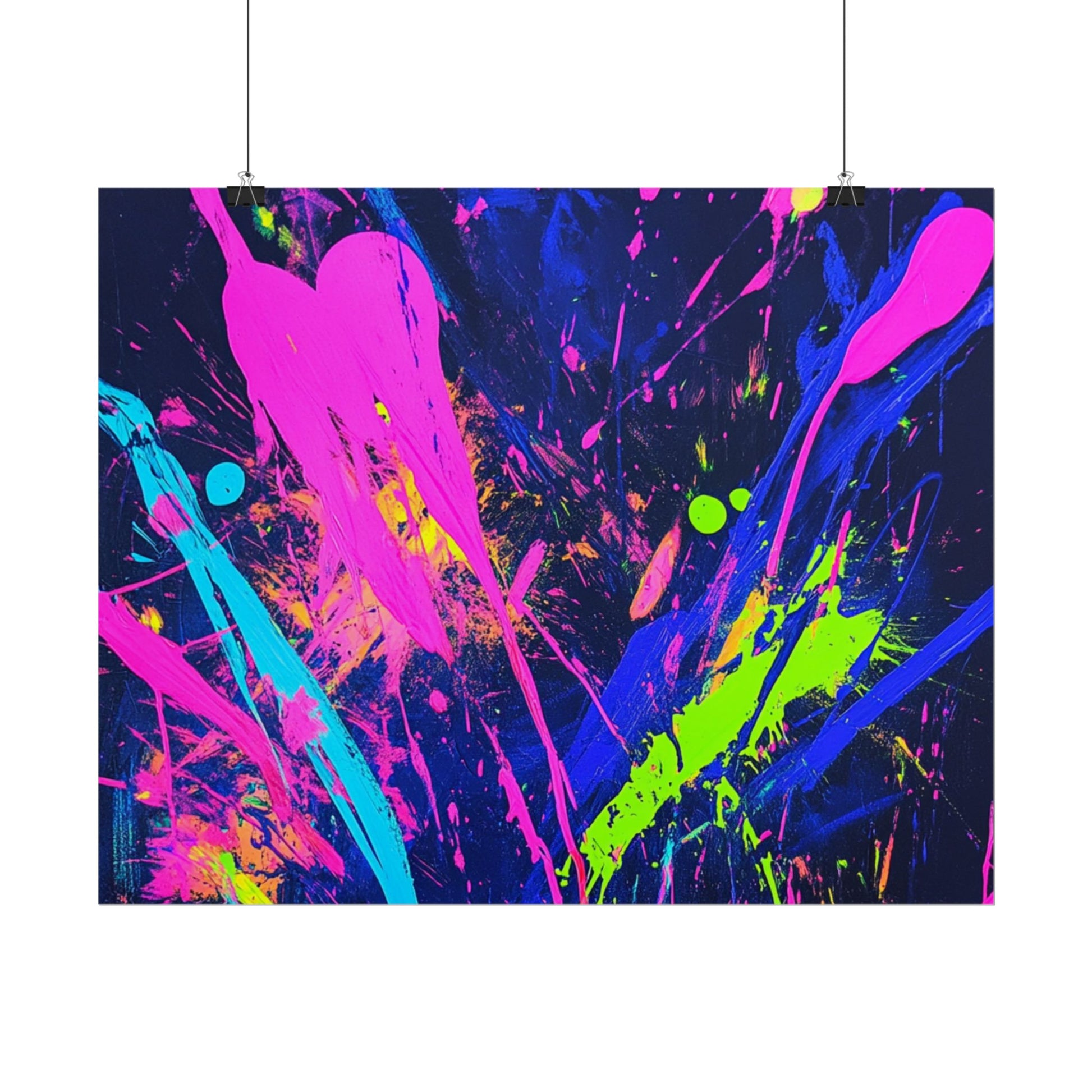 Vibrant Abstract Art Posters, Colorful Wall Decor, Modern Art Prints, Home Decoration, Unique Gift Idea, Party Decor