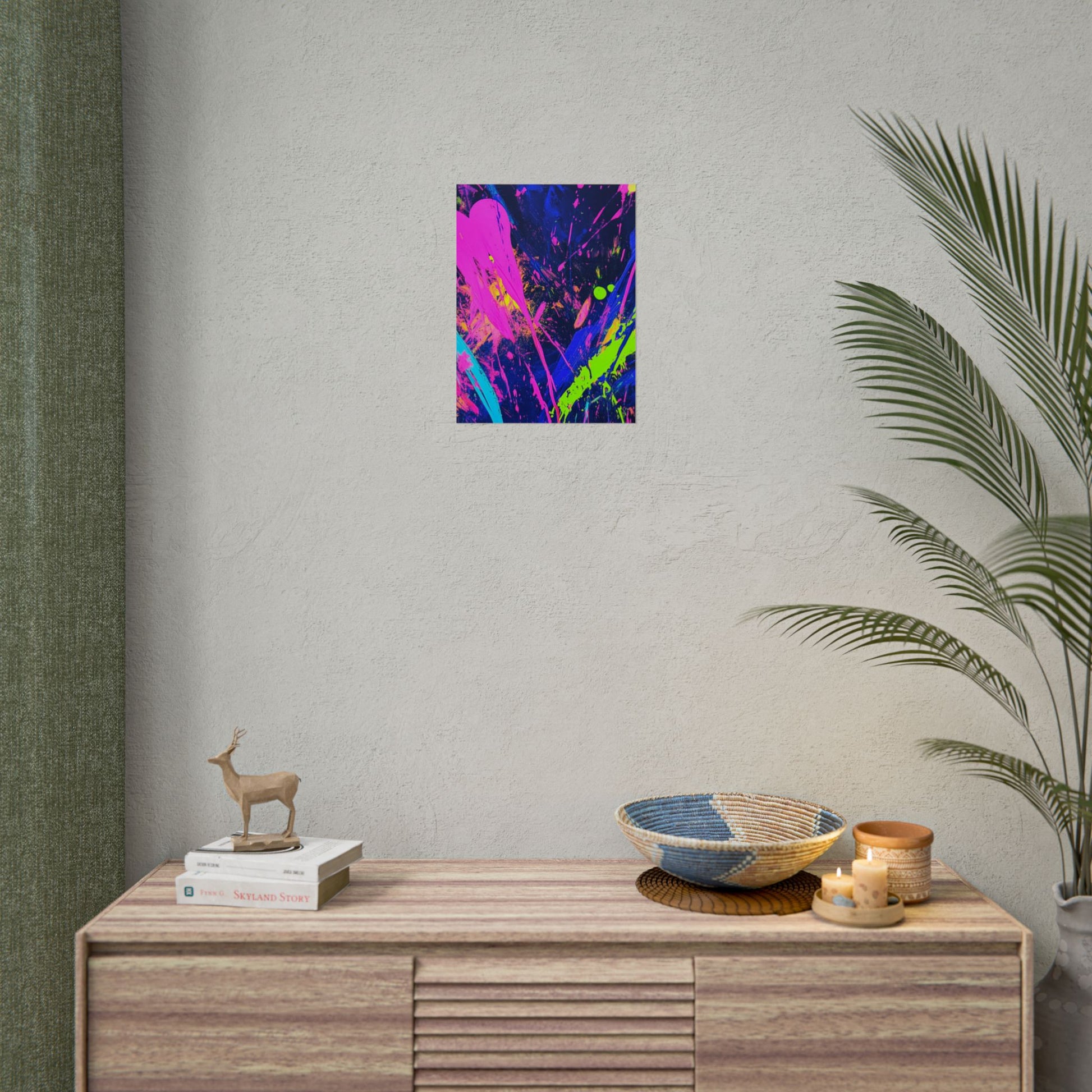 Vibrant Abstract Art Posters, Colorful Wall Decor, Modern Art Prints, Home Decoration, Unique Gift Idea, Party Decor