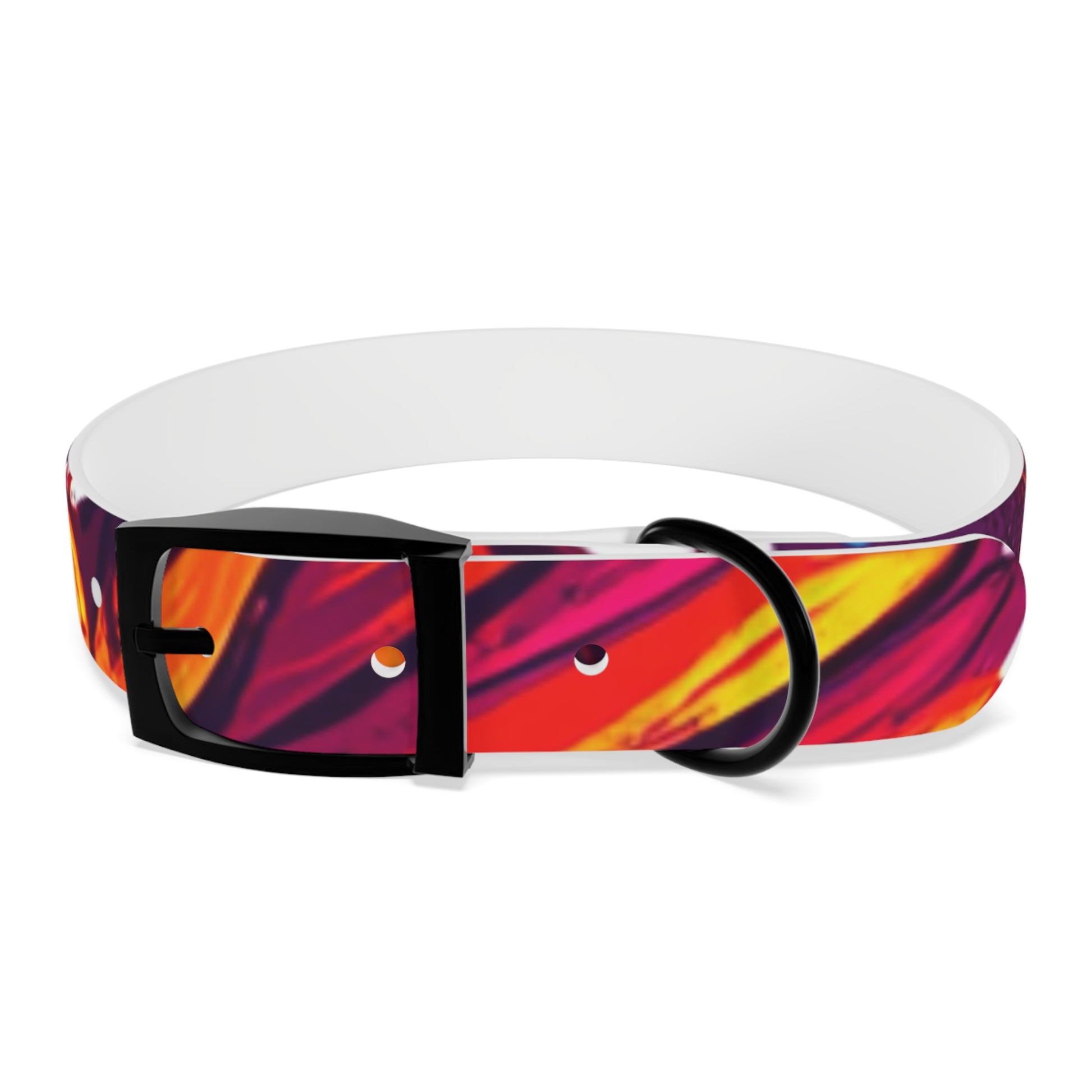 Vibrant Abstract Dog Collar, Colorful Pet Accessory for Dogs, Stylish Dog Gear, Fun Pet Collar, Gift for Dog Lovers