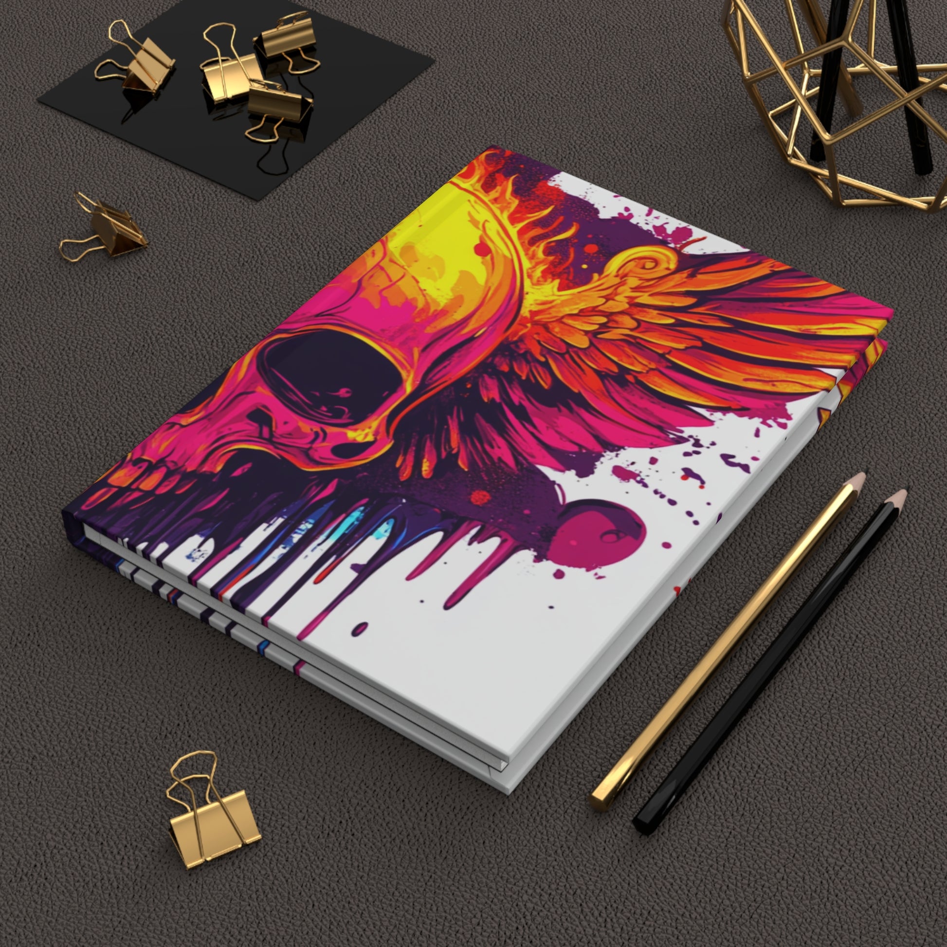 Vibrant Skull Design Journal | Perfect for Artists, Writers, or as a Unique Gift | Skull Notebook, Matte Hardcover Diary, Creative [...]