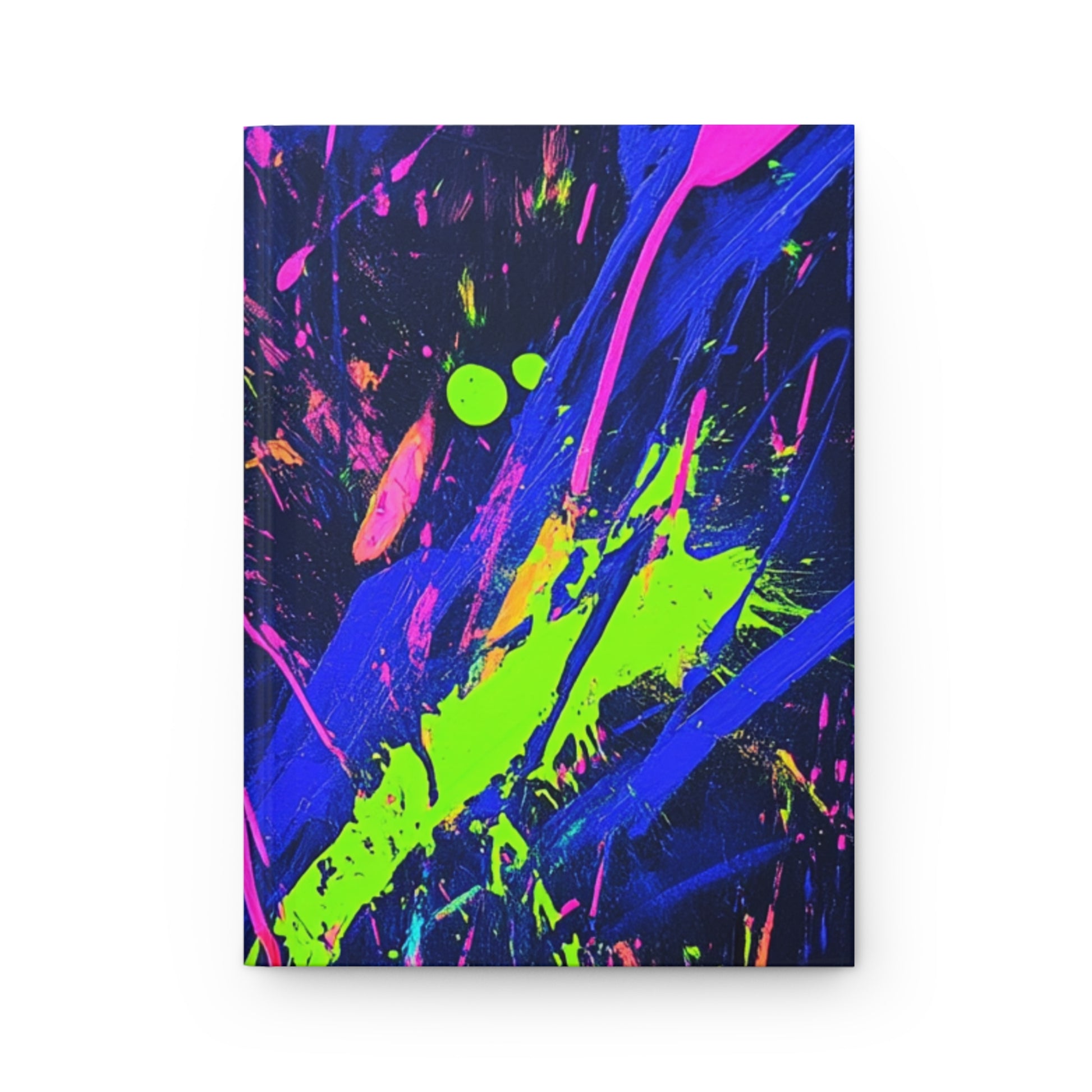 Colorful Abstract Hardcover Journal - Vibrant Notebook for Creative Souls, Gift for Artists, Writing Journal, Sketchbook, Fun Memoir