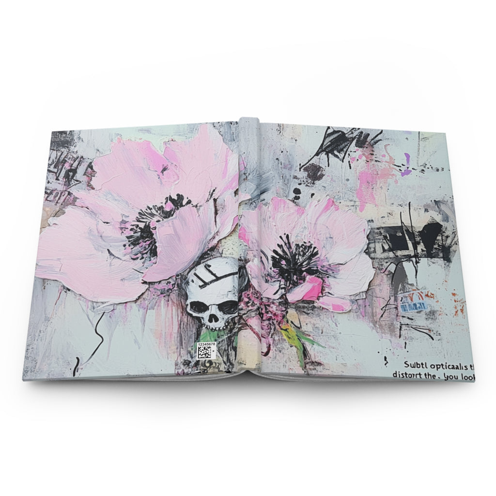 Artistic Floral Journal with Skull Design, Creative Writing Notebook, Unique Gift for Writers, Journal for Artists, Decorated Diary, [...]