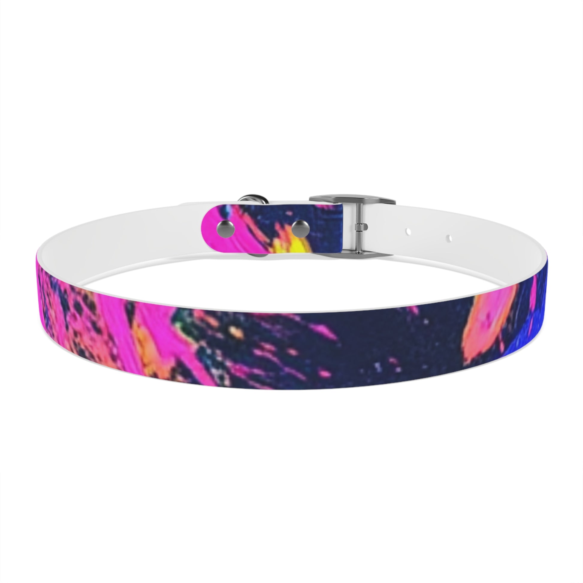 Vibrant Dog Collar - Adjustable Pet Accessory, Colorful Pet Collar for Small and Large Dogs, Fun Dog Gear, Unique Dog Gift, Pet Fashion