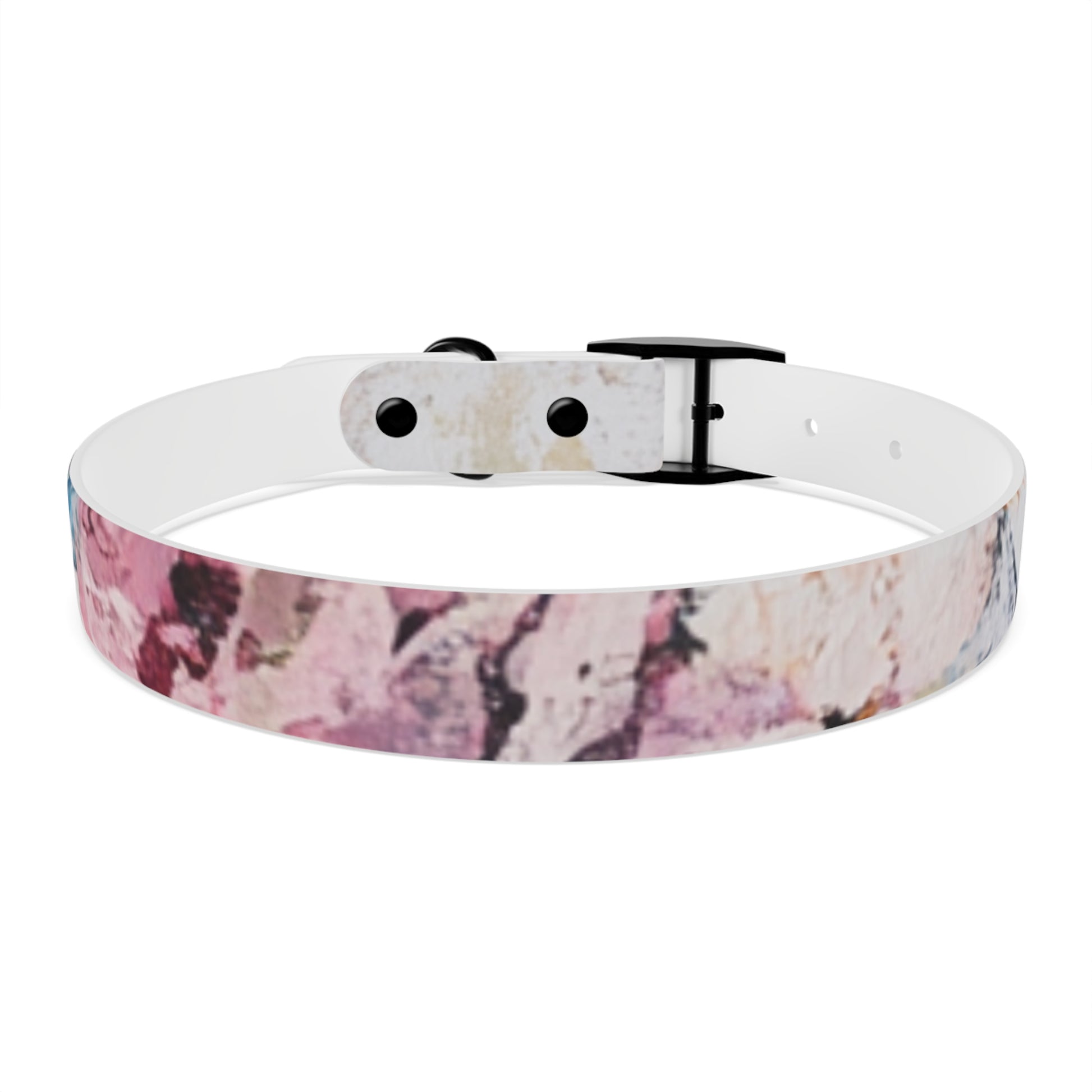 Stylish Floral Dog Collar, Pet Accessory, Adjustable Dog Collar, Handmade Dog Collar, Dog Lover Gift, Custom Pet Collar