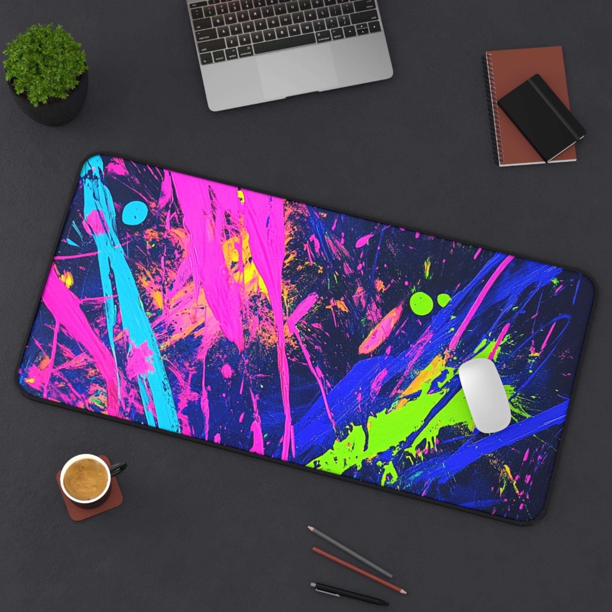 Vibrant Abstract Desk Mat, Colorful Office Decor, Gamer Desk Pad, Modern Workspace Accessory, Unique Gift for Students, Home Office [...]
