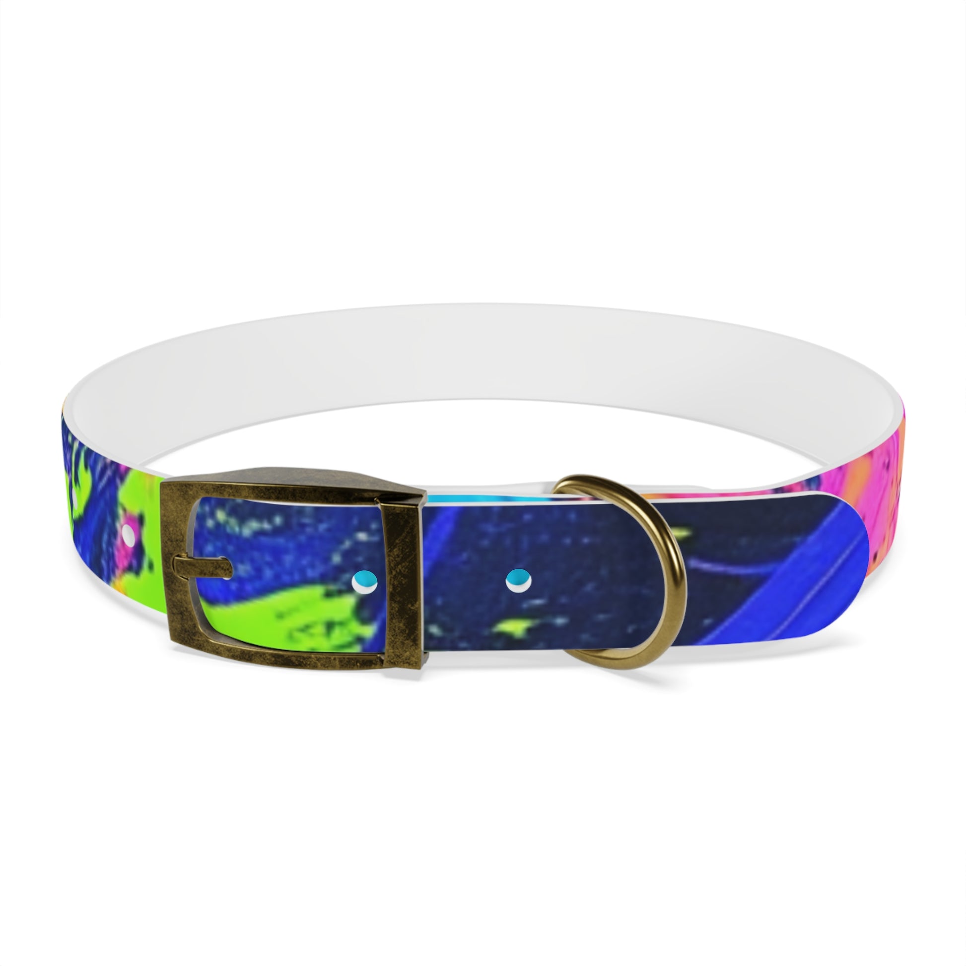 Vibrant Dog Collar - Adjustable Pet Accessory, Colorful Pet Collar for Small and Large Dogs, Fun Dog Gear, Unique Dog Gift, Pet Fashion