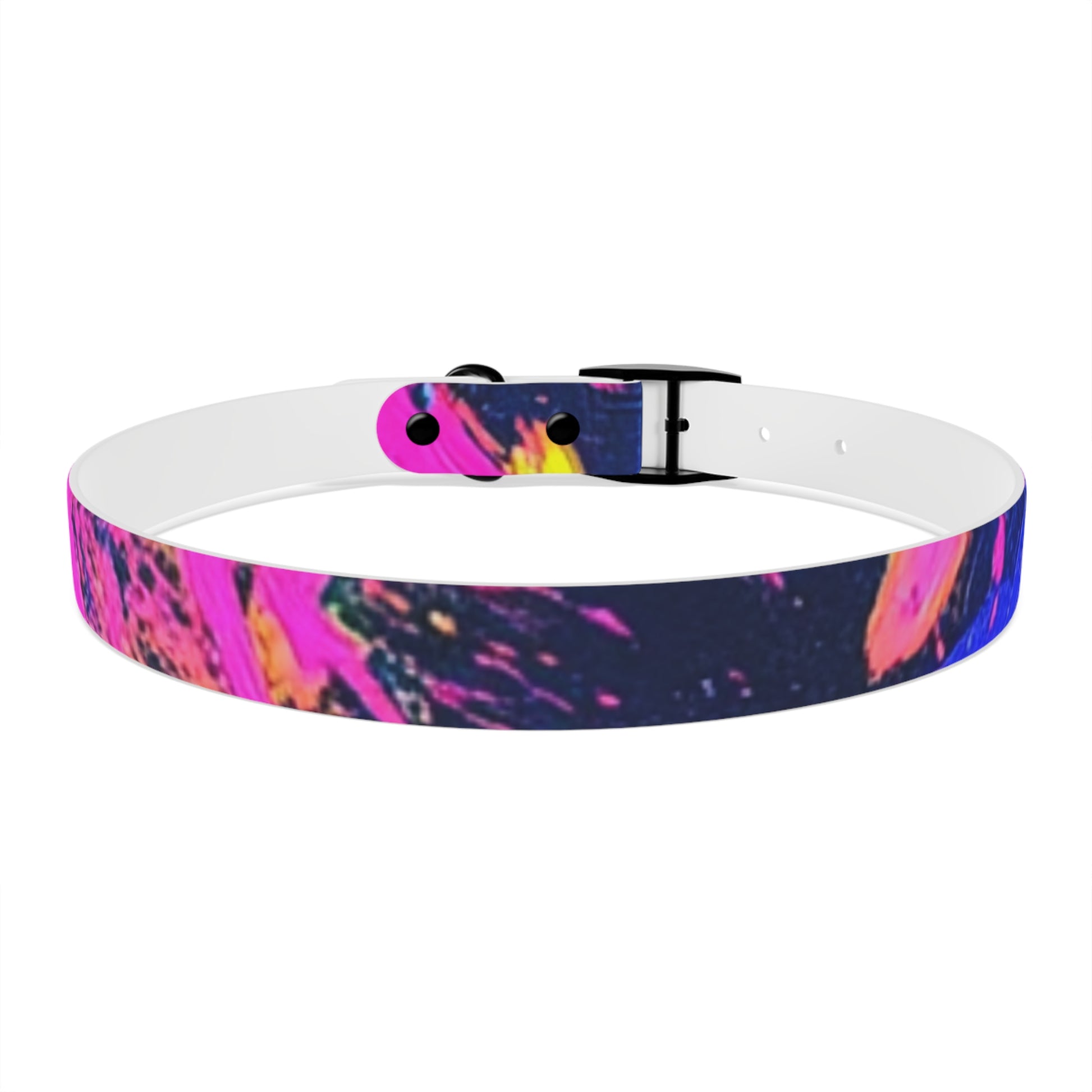 Vibrant Dog Collar - Adjustable Pet Accessory, Colorful Pet Collar for Small and Large Dogs, Fun Dog Gear, Unique Dog Gift, Pet Fashion