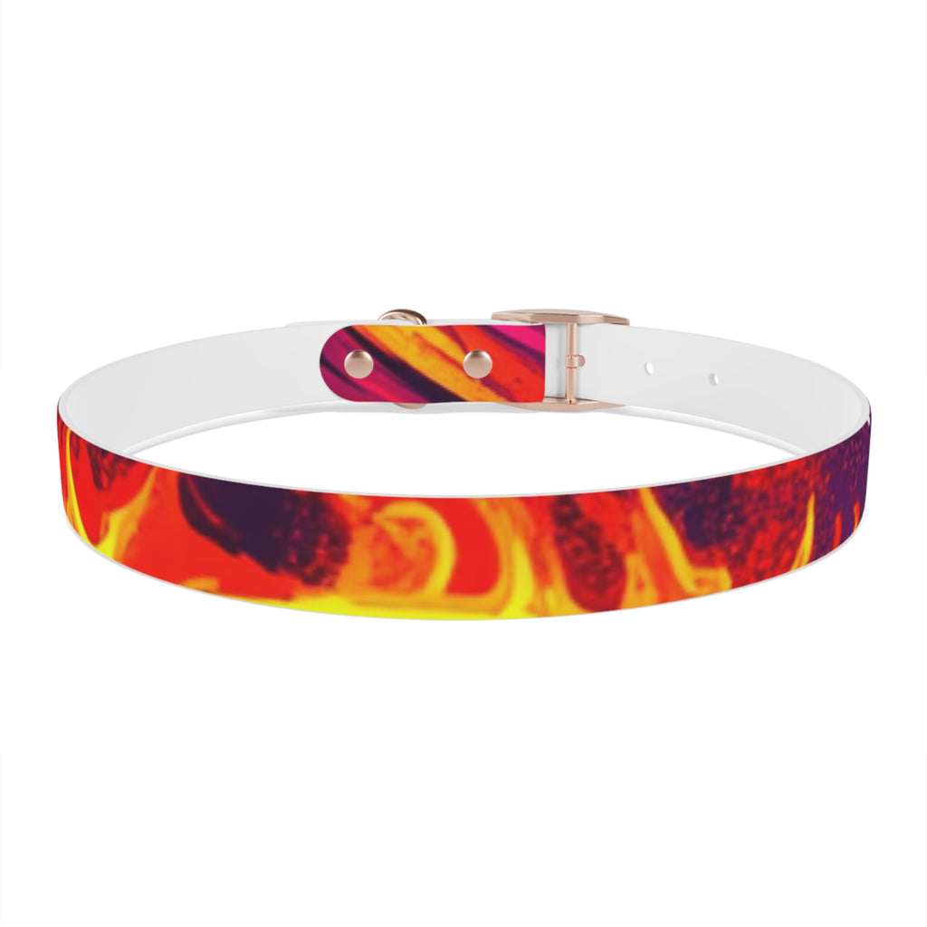 Vibrant Abstract Dog Collar, Colorful Pet Accessory for Dogs, Stylish Dog Gear, Fun Pet Collar, Gift for Dog Lovers