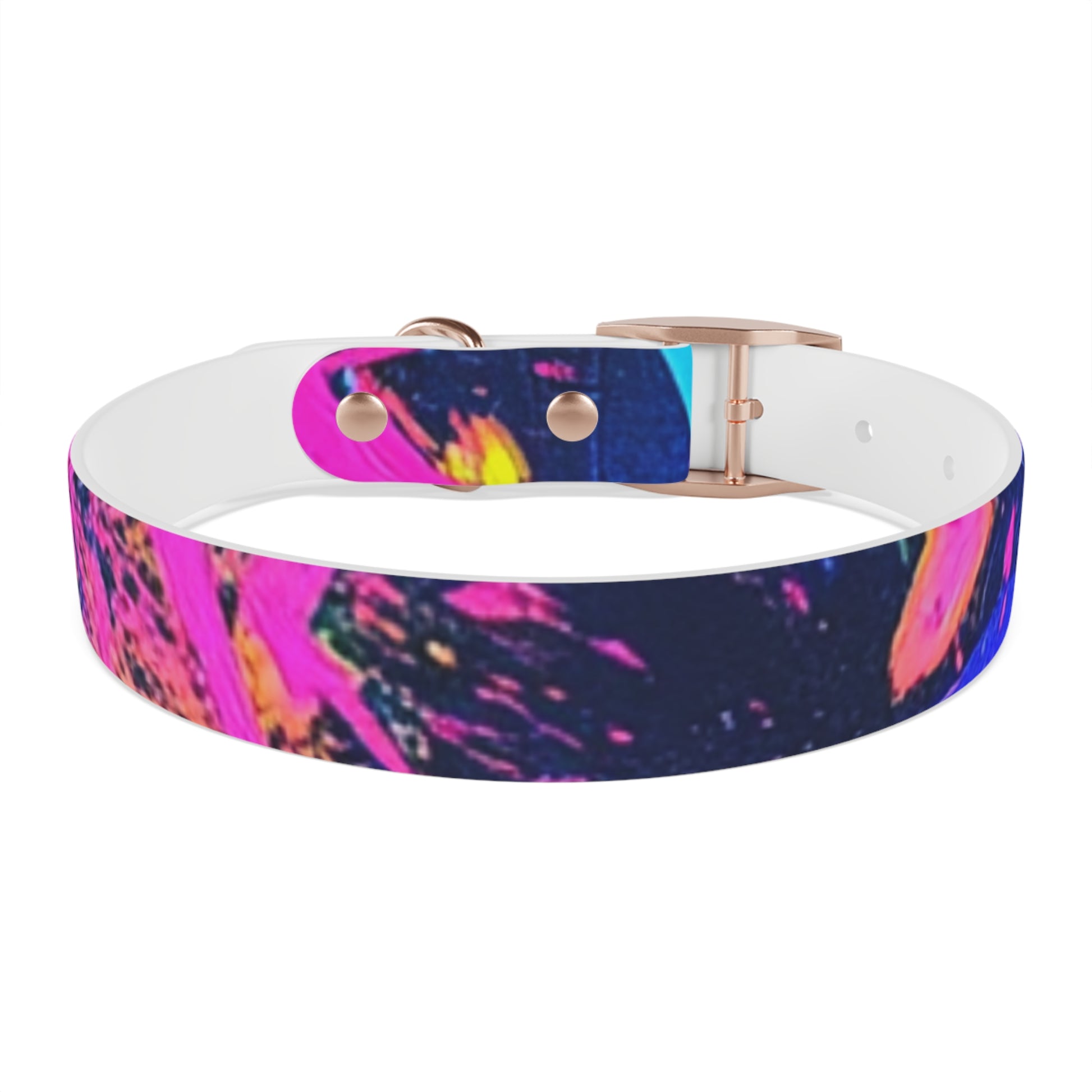 Vibrant Dog Collar - Adjustable Pet Accessory, Colorful Pet Collar for Small and Large Dogs, Fun Dog Gear, Unique Dog Gift, Pet Fashion