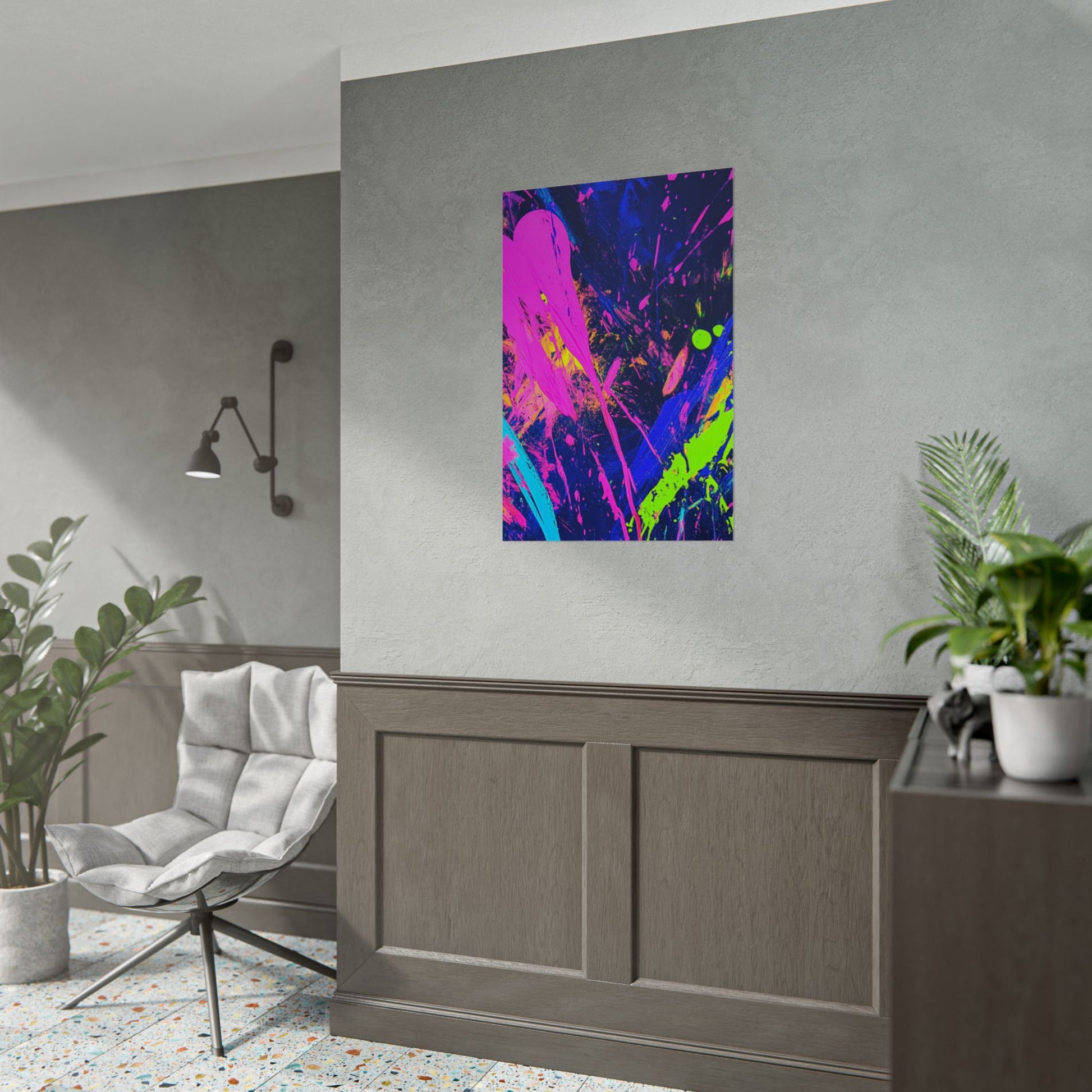 Vibrant Abstract Art Posters, Colorful Wall Decor, Modern Art Prints, Home Decoration, Unique Gift Idea, Party Decor