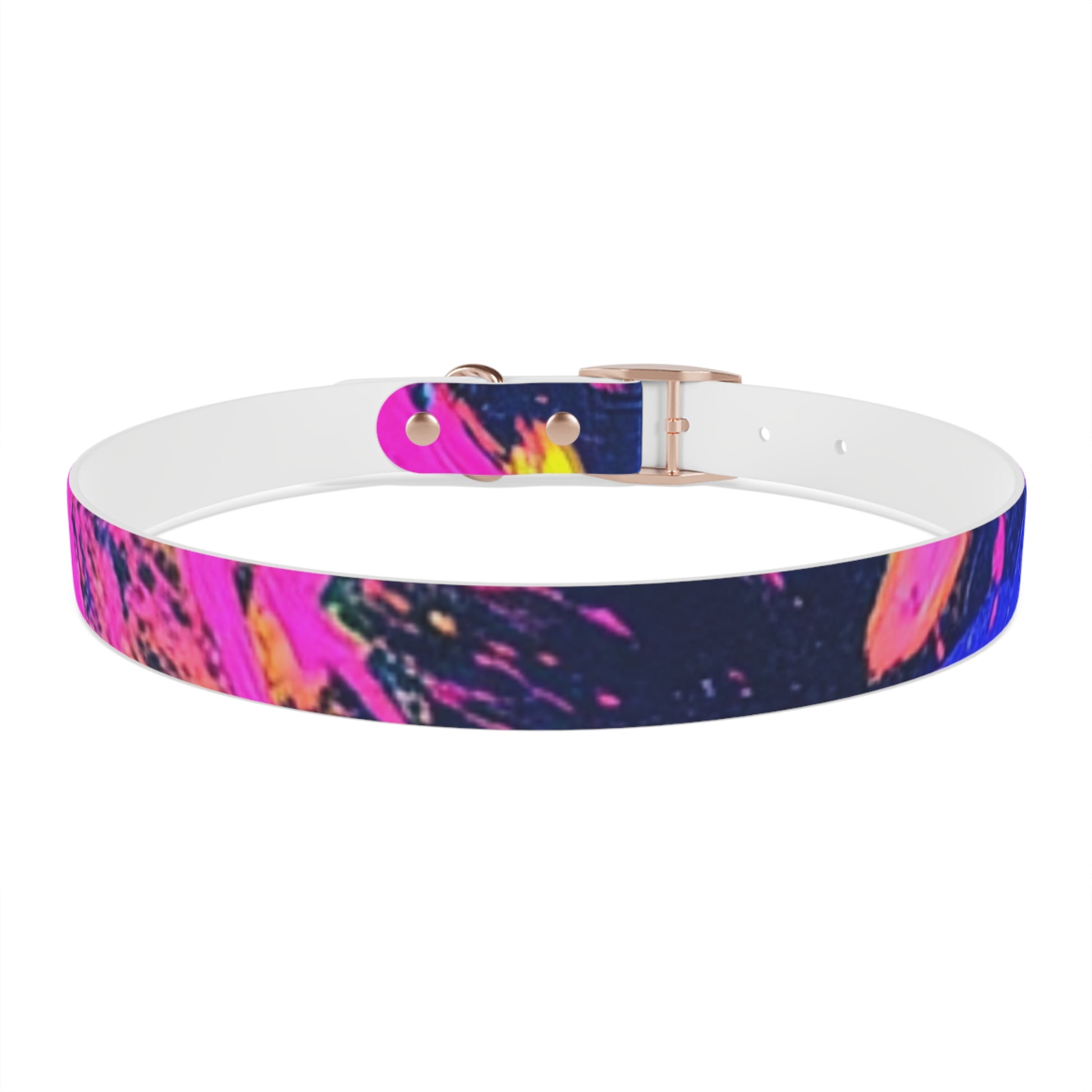 Vibrant Dog Collar - Adjustable Pet Accessory, Colorful Pet Collar for Small and Large Dogs, Fun Dog Gear, Unique Dog Gift, Pet Fashion