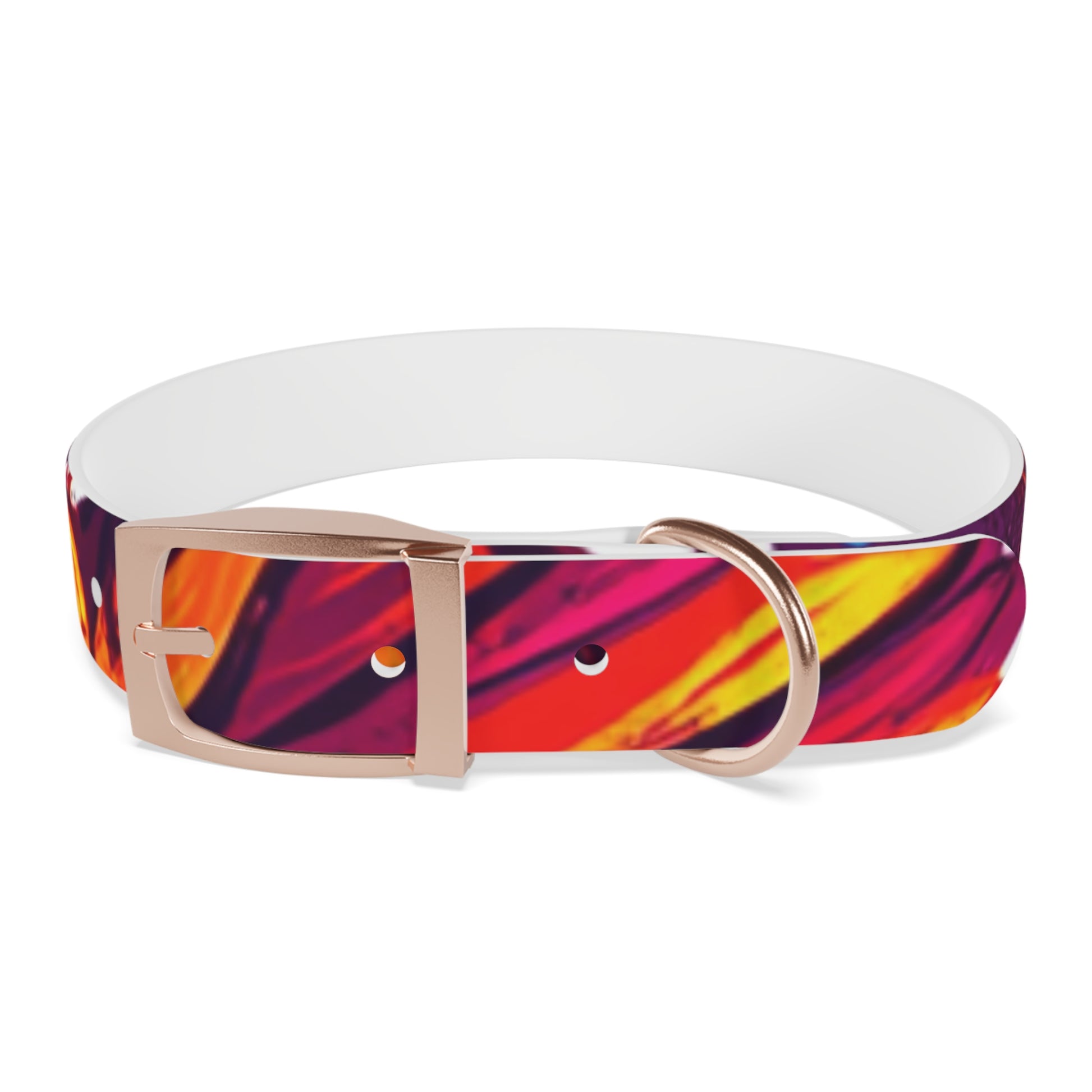 Vibrant Abstract Dog Collar, Colorful Pet Accessory for Dogs, Stylish Dog Gear, Fun Pet Collar, Gift for Dog Lovers