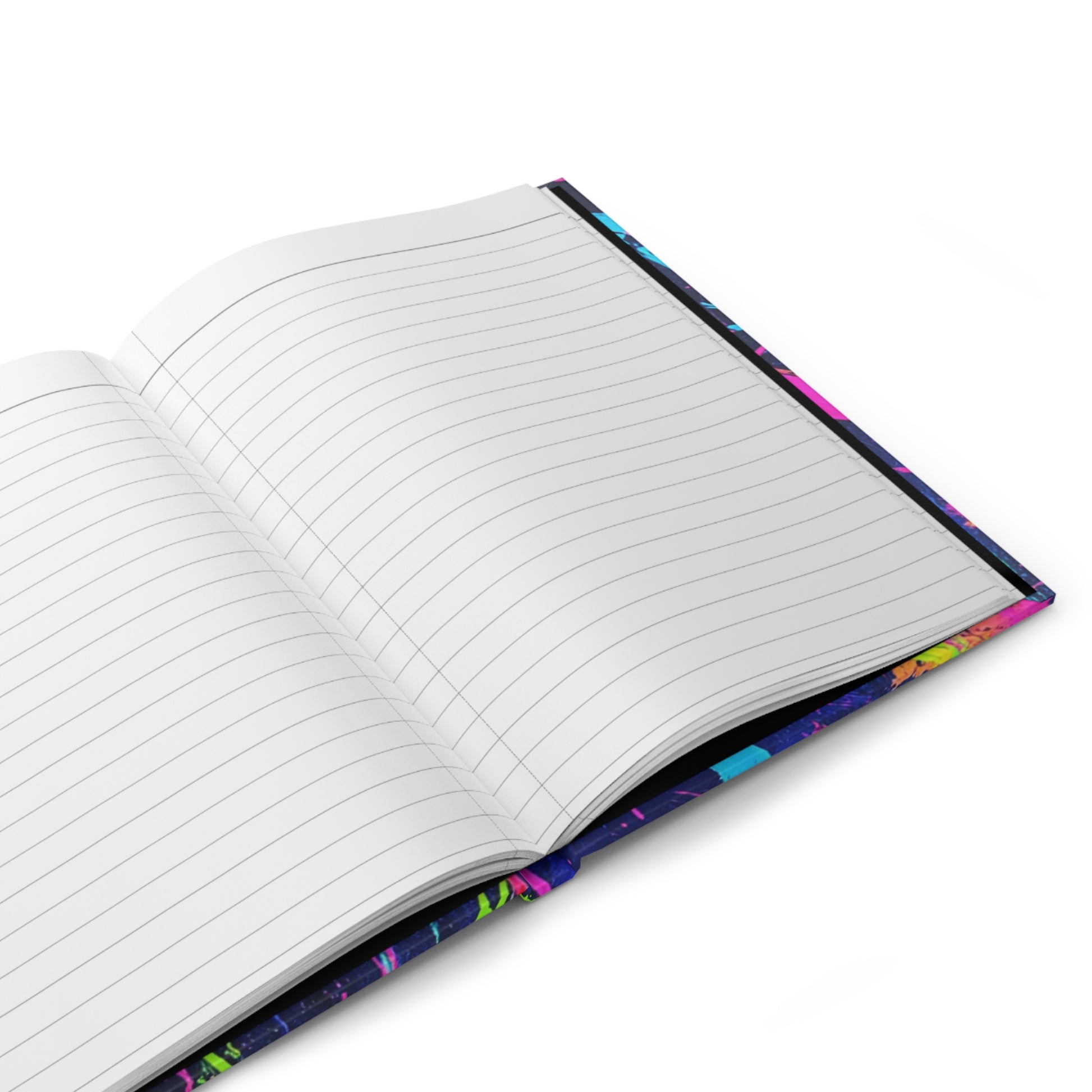 Colorful Abstract Hardcover Journal - Vibrant Notebook for Creative Souls, Gift for Artists, Writing Journal, Sketchbook, Fun Memoir