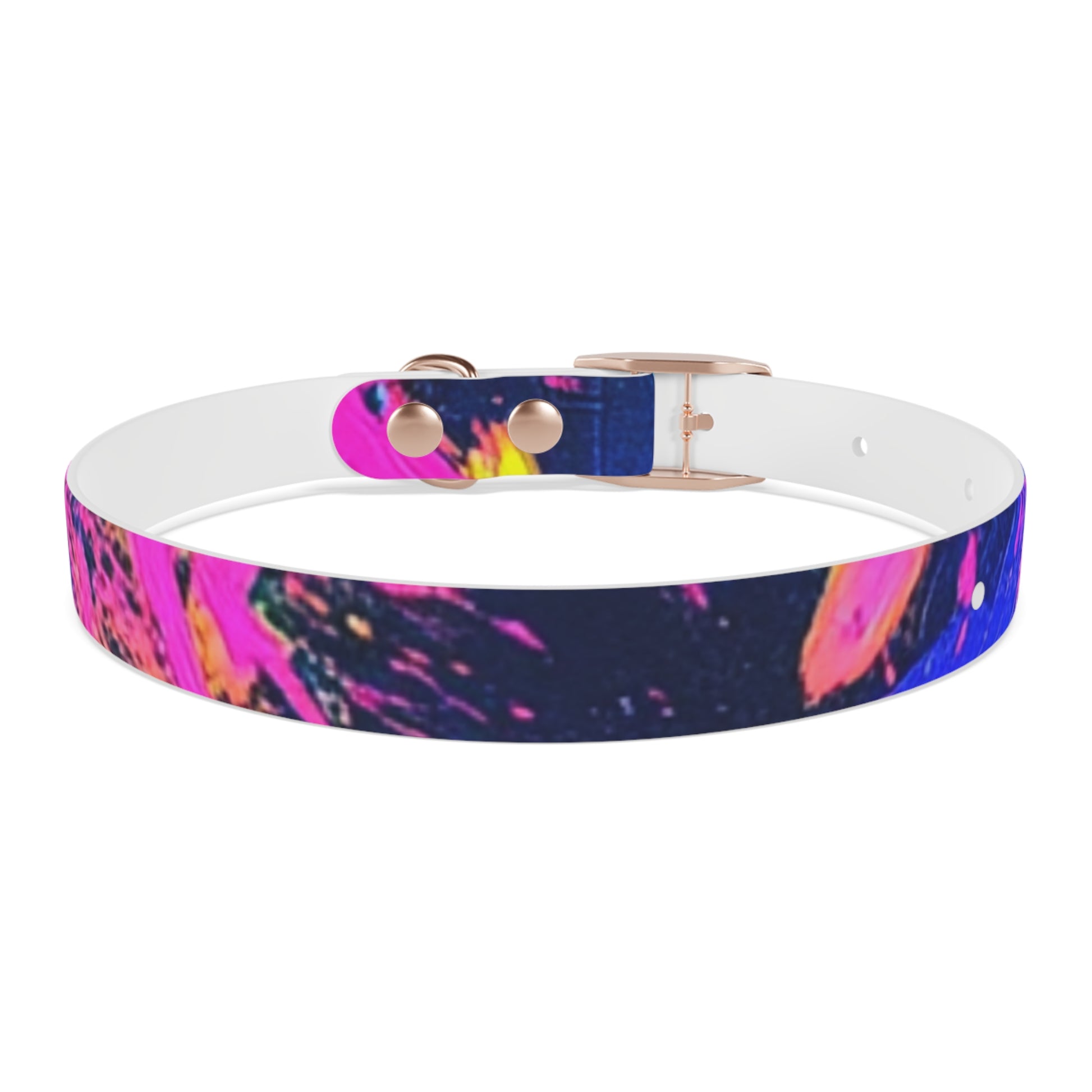 Vibrant Dog Collar - Adjustable Pet Accessory, Colorful Pet Collar for Small and Large Dogs, Fun Dog Gear, Unique Dog Gift, Pet Fashion