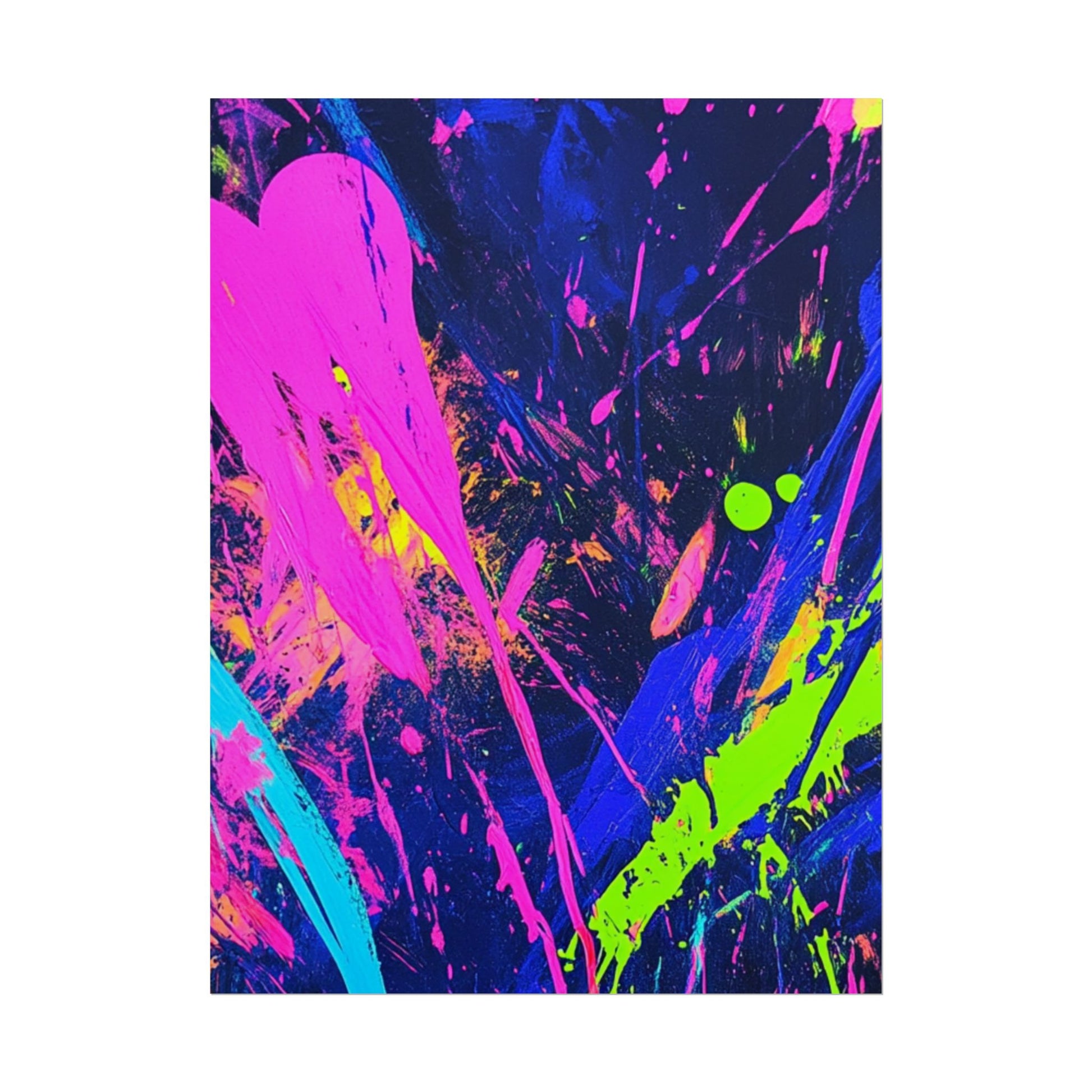 Vibrant Abstract Art Posters, Colorful Wall Decor, Modern Art Prints, Home Decoration, Unique Gift Idea, Party Decor