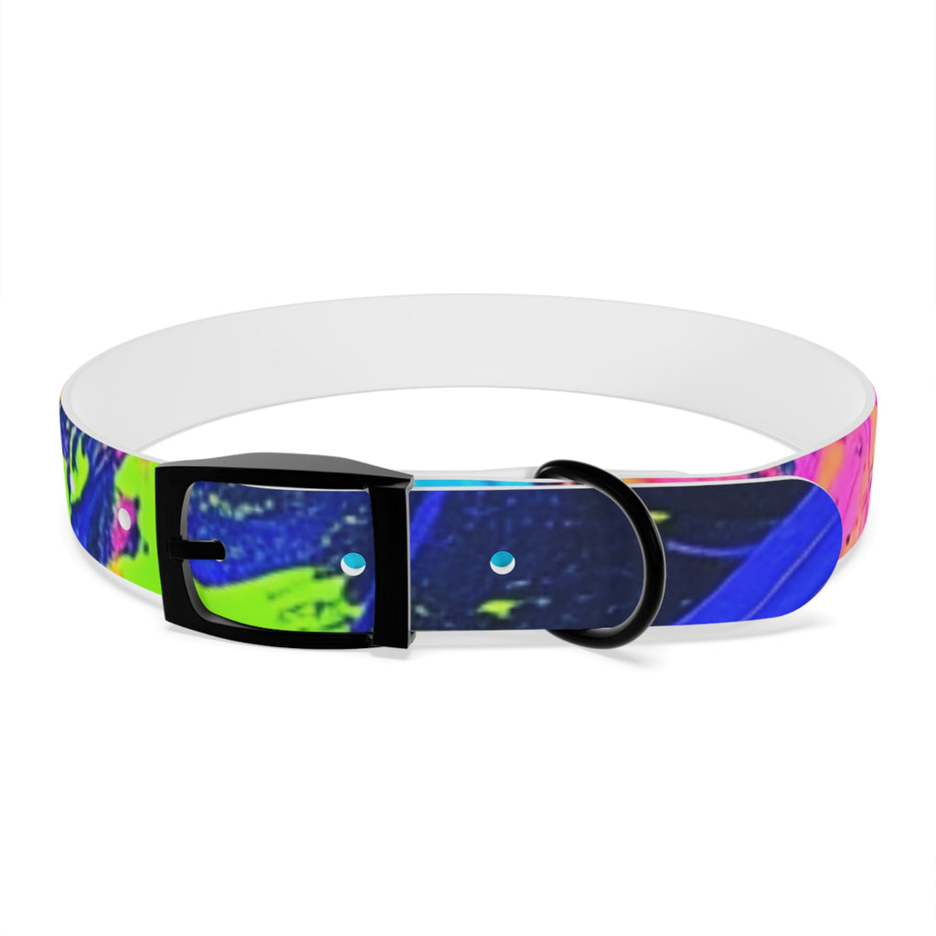 Vibrant Dog Collar - Adjustable Pet Accessory, Colorful Pet Collar for Small and Large Dogs, Fun Dog Gear, Unique Dog Gift, Pet Fashion