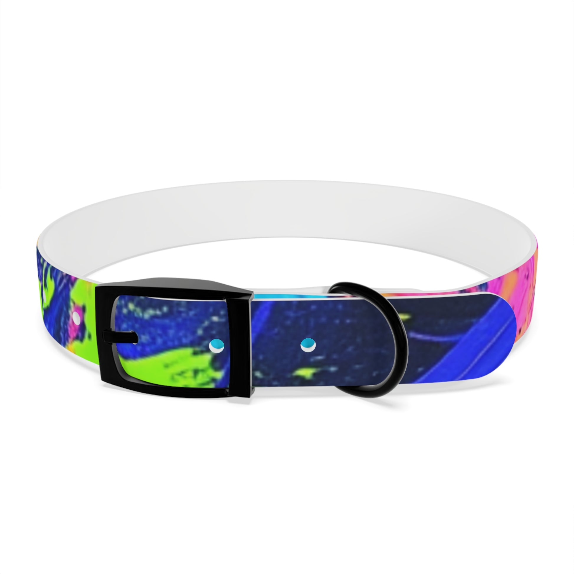 Vibrant Dog Collar - Adjustable Pet Accessory, Colorful Pet Collar for Small and Large Dogs, Fun Dog Gear, Unique Dog Gift, Pet Fashion