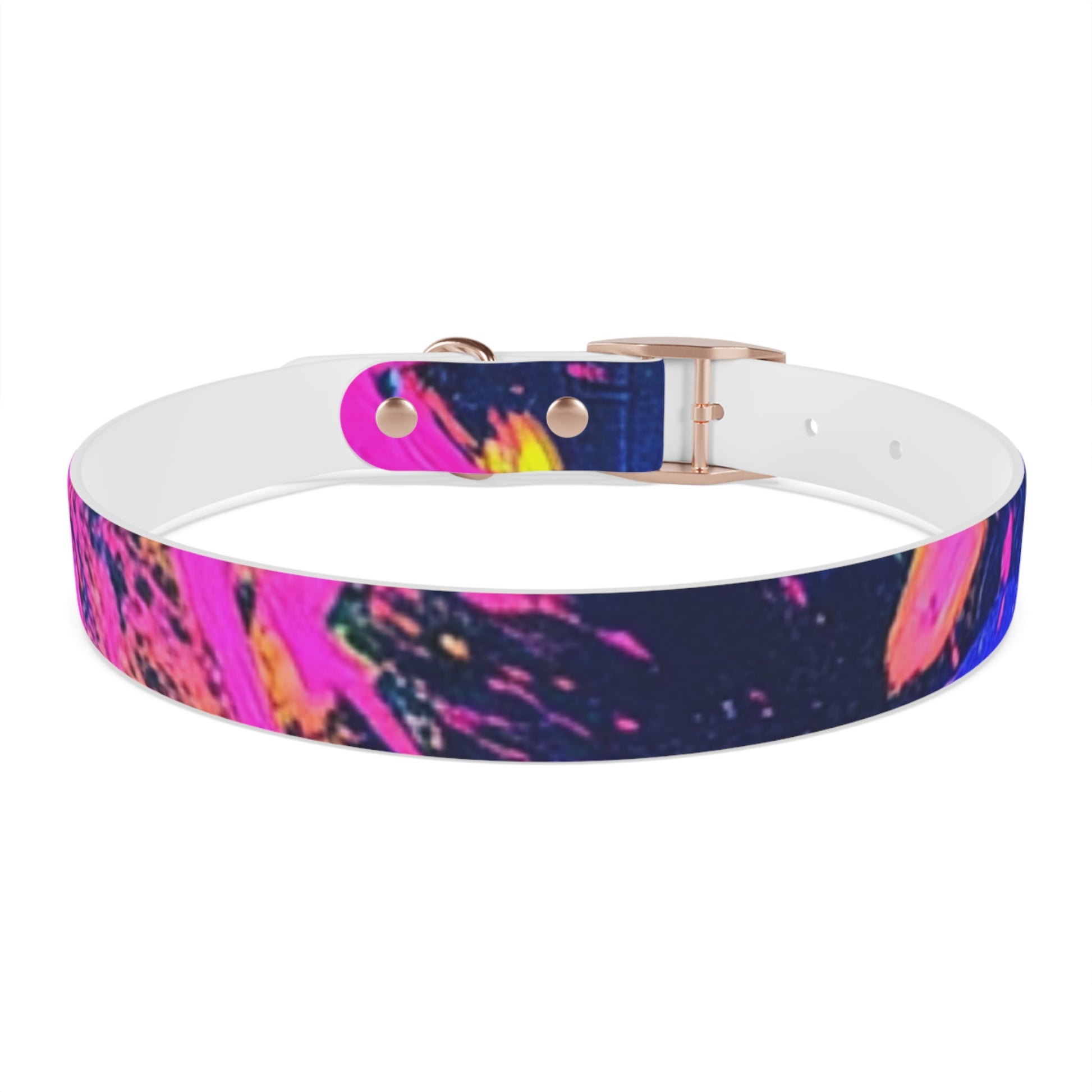 Vibrant Dog Collar - Adjustable Pet Accessory, Colorful Pet Collar for Small and Large Dogs, Fun Dog Gear, Unique Dog Gift, Pet Fashion
