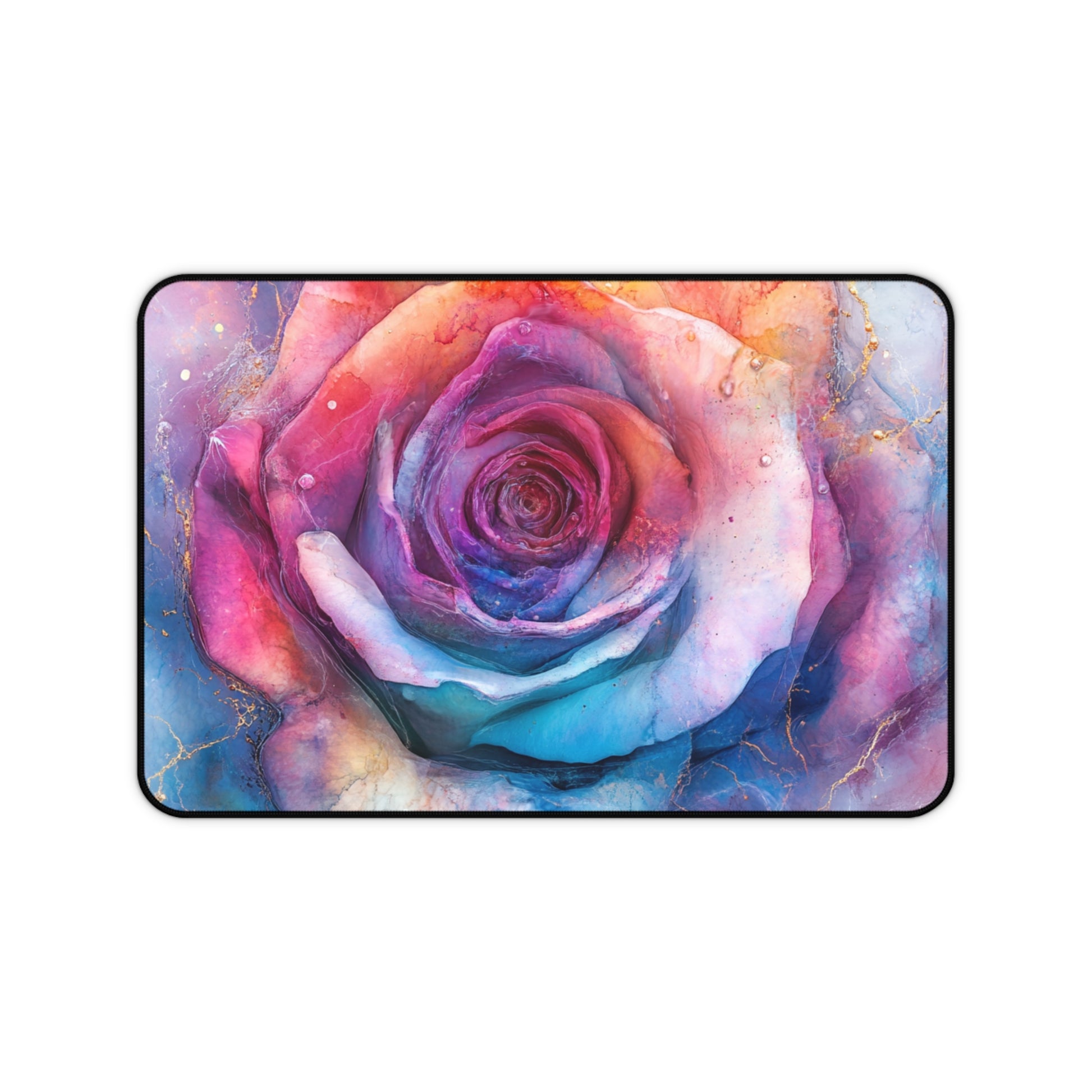 Vibrant Floral Desk Mat, Home Office Décor, Gamer Mouse Pad, Gift for Her, Desk Accessories