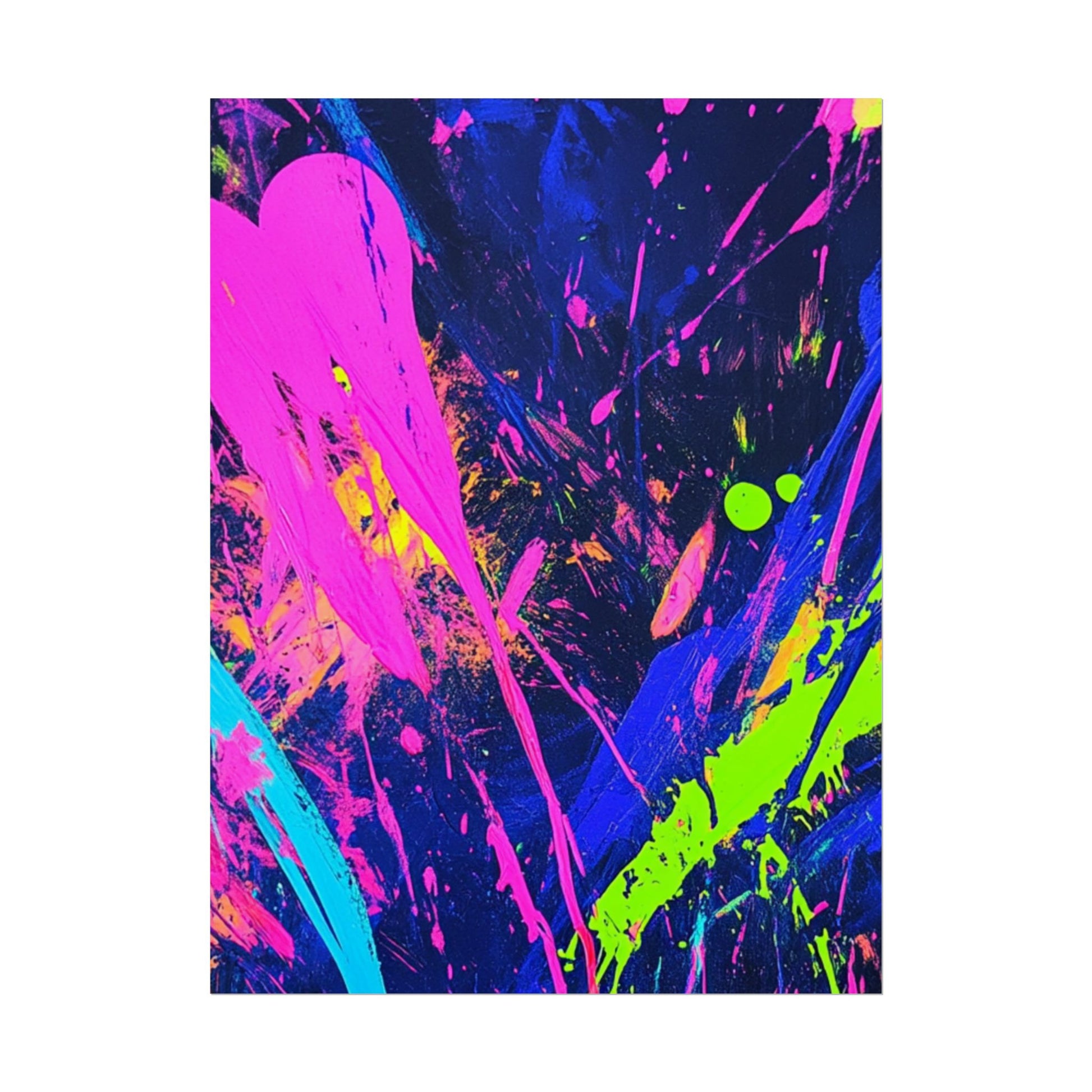 Vibrant Abstract Art Posters, Colorful Wall Decor, Modern Art Prints, Home Decoration, Unique Gift Idea, Party Decor