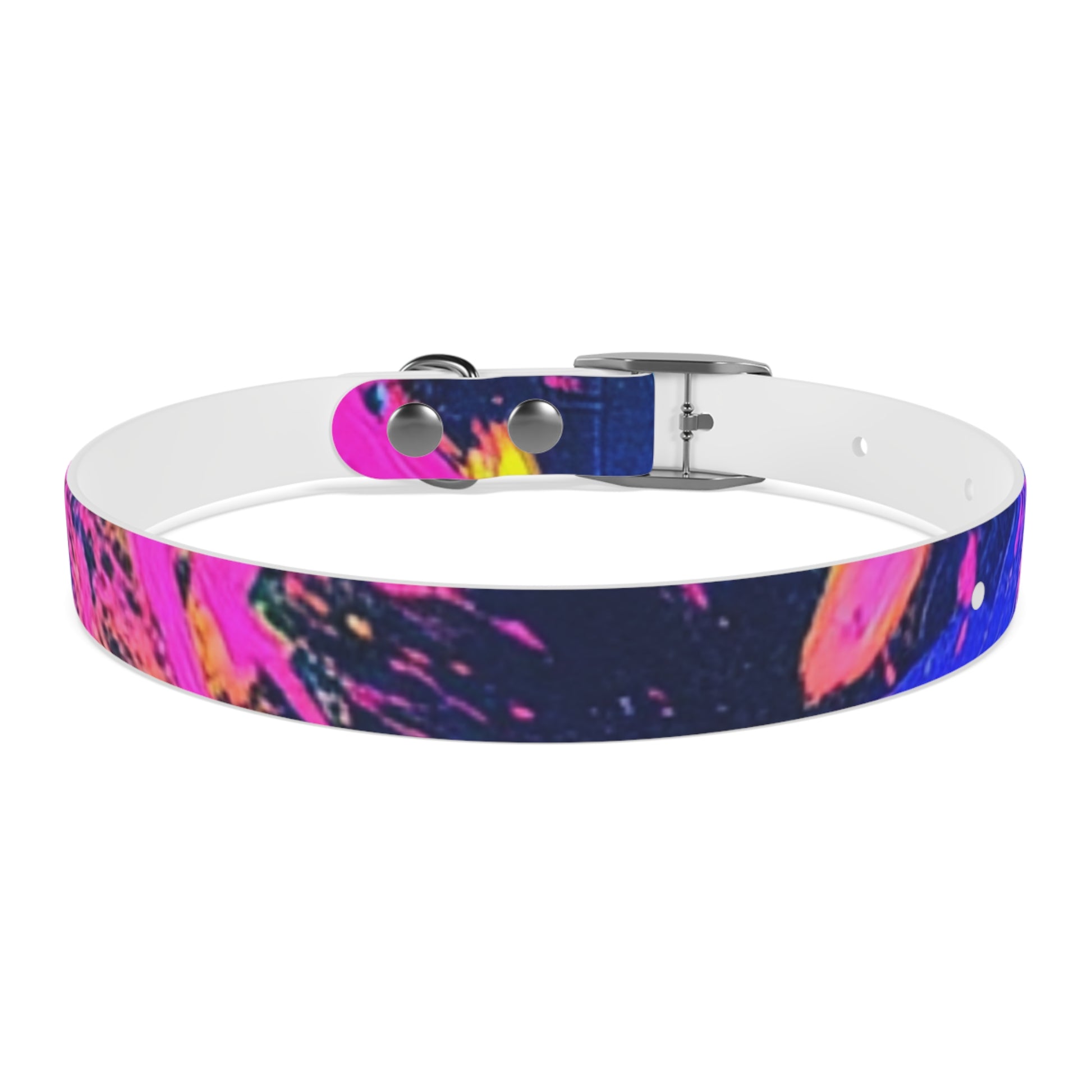 Vibrant Dog Collar - Adjustable Pet Accessory, Colorful Pet Collar for Small and Large Dogs, Fun Dog Gear, Unique Dog Gift, Pet Fashion