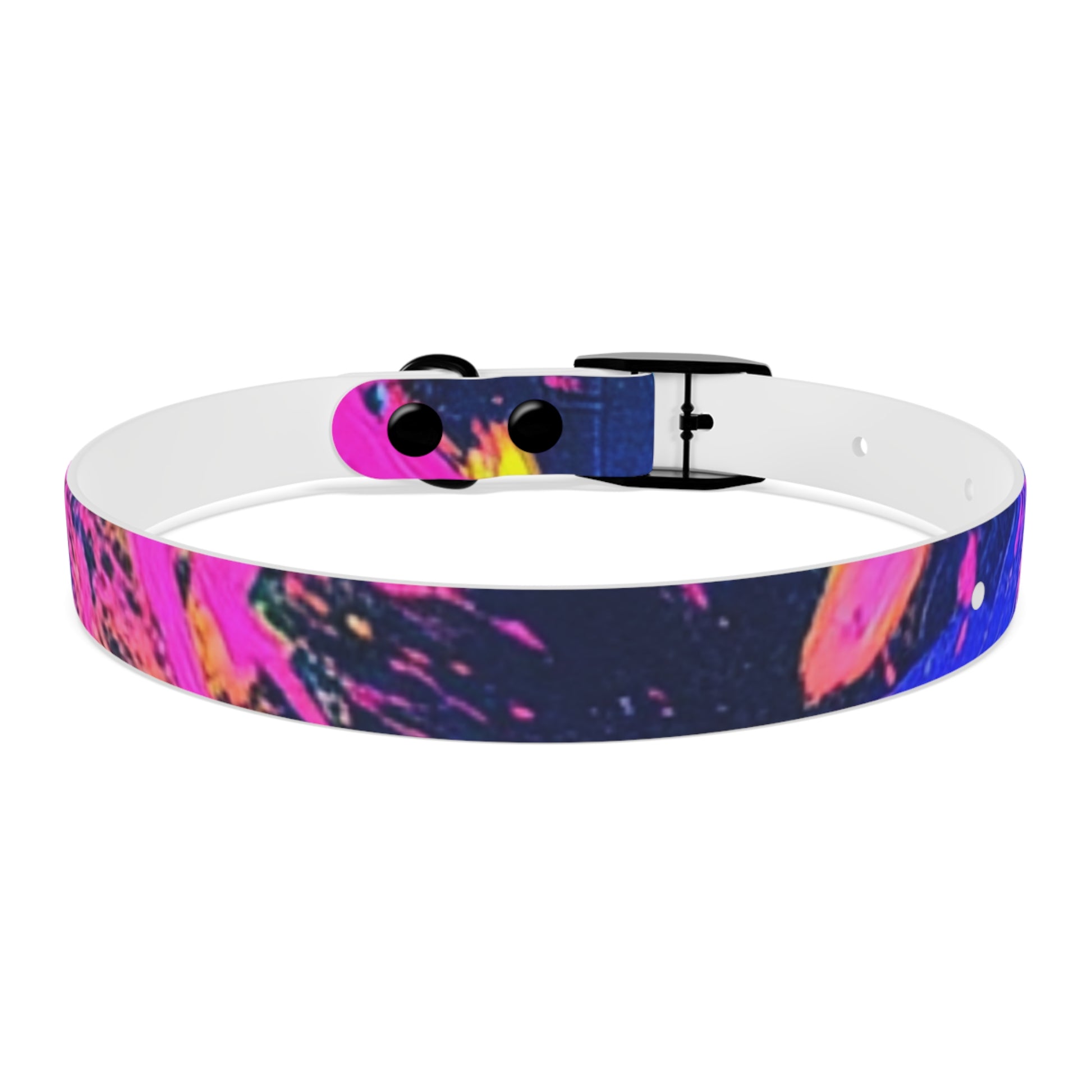 Vibrant Dog Collar - Adjustable Pet Accessory, Colorful Pet Collar for Small and Large Dogs, Fun Dog Gear, Unique Dog Gift, Pet Fashion