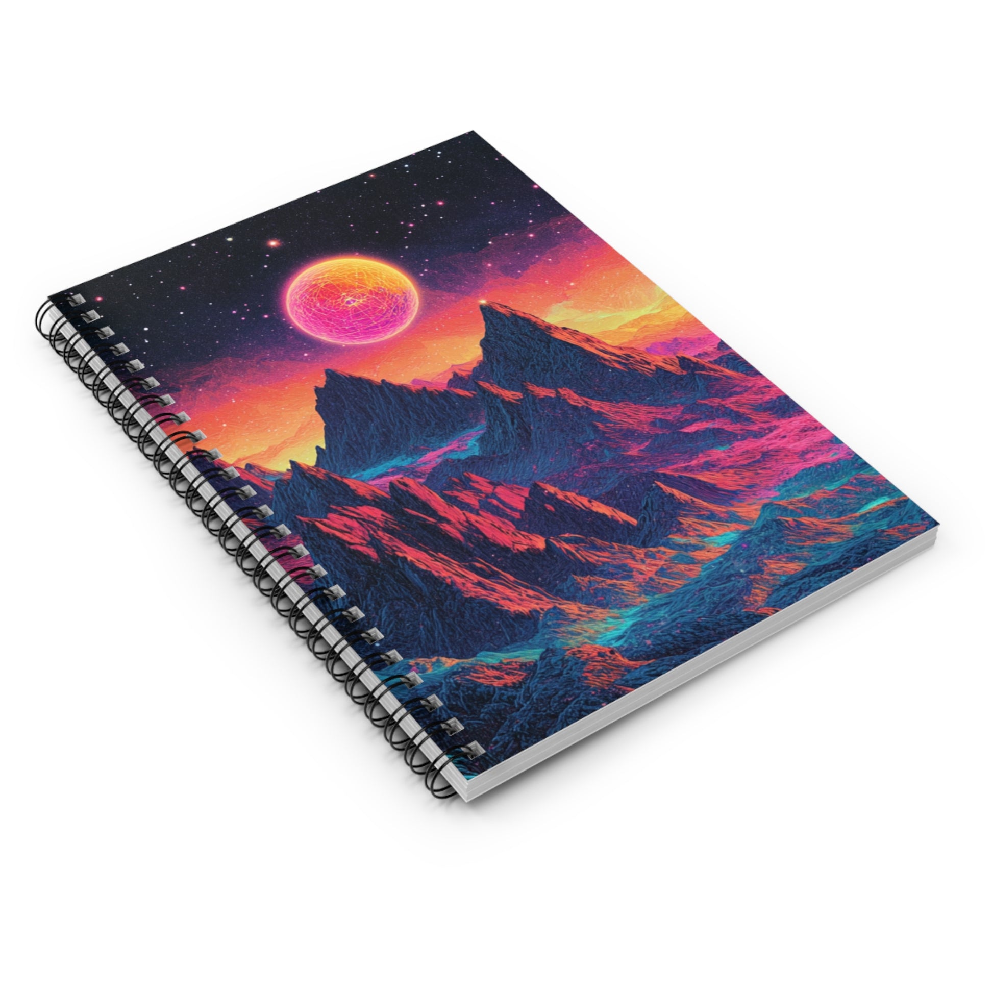 Galactic Spiral Notebook - Cosmic Dreams, Journal, Gift for Space Lovers, Sketchbook, Writing Diary