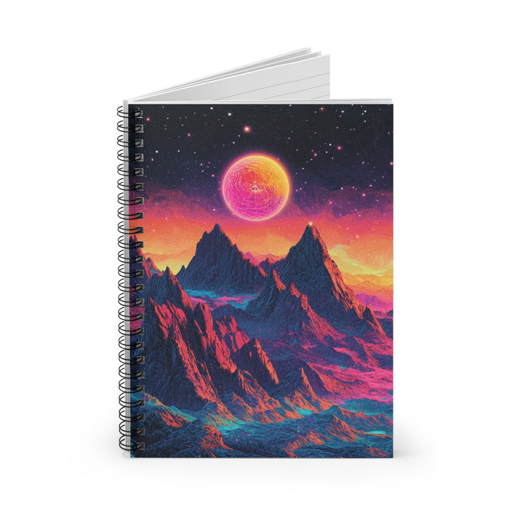 Galactic Spiral Notebook - Cosmic Dreams, Journal, Gift for Space Lovers, Sketchbook, Writing Diary