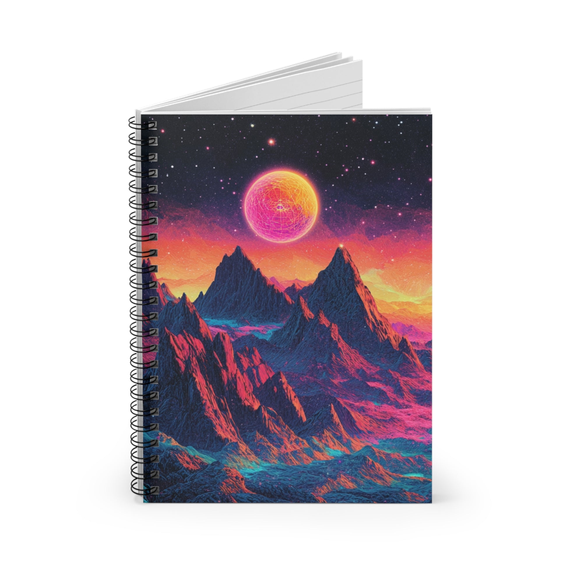 Galactic Spiral Notebook - Cosmic Dreams, Journal, Gift for Space Lovers, Sketchbook, Writing Diary