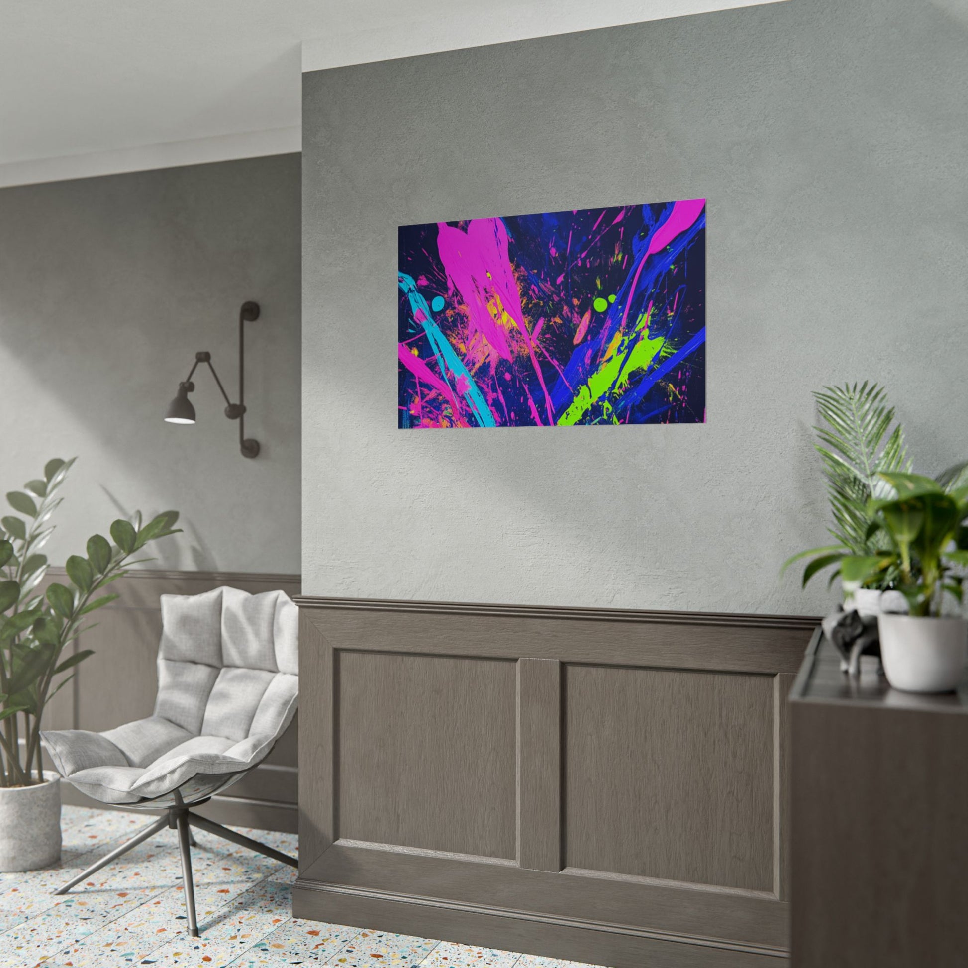 Vibrant Abstract Art Posters, Colorful Wall Decor, Modern Art Prints, Home Decoration, Unique Gift Idea, Party Decor