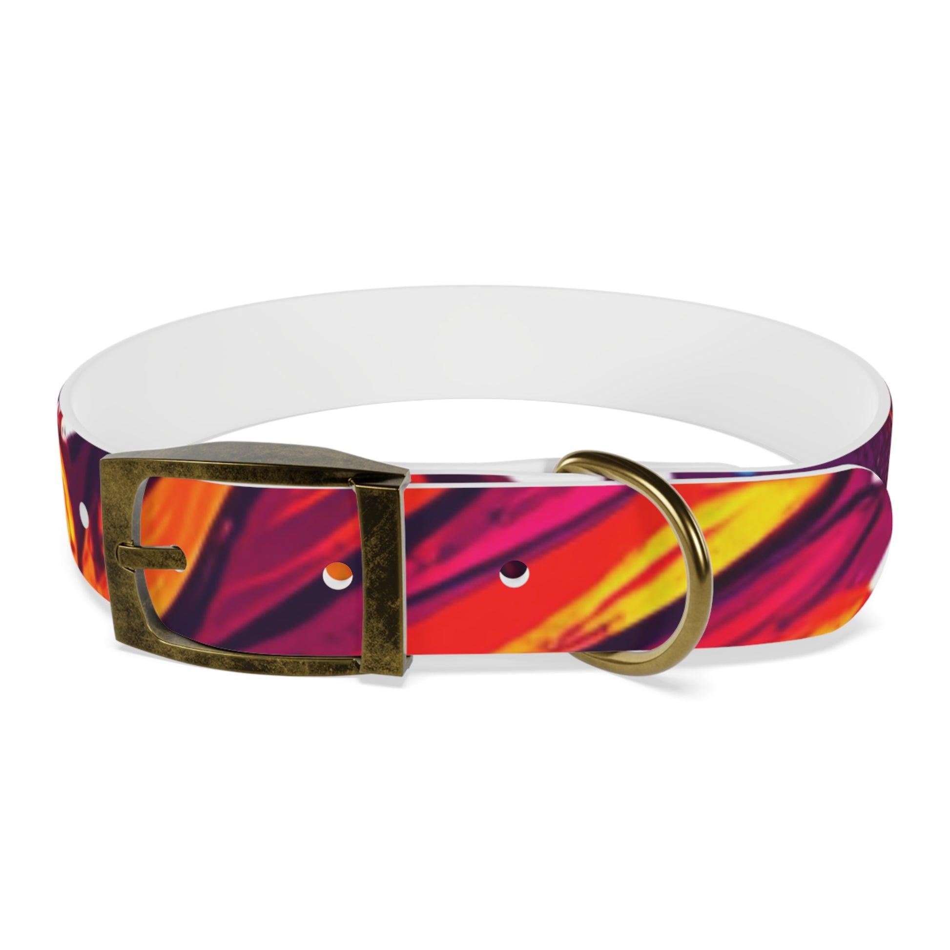 Vibrant Abstract Dog Collar, Colorful Pet Accessory for Dogs, Stylish Dog Gear, Fun Pet Collar, Gift for Dog Lovers