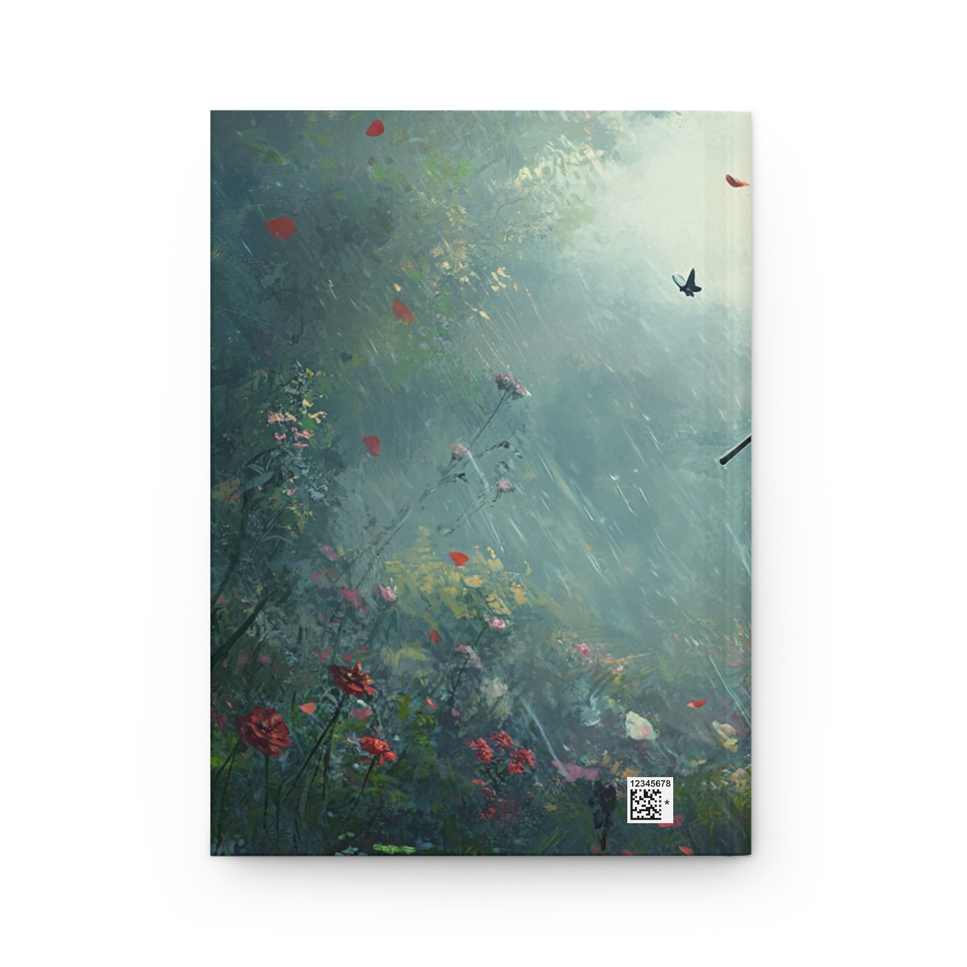 Elegant Hardcover Journal for Creative Souls, Writing, Journaling, Gift for Artists, Personal Diary, Black and Red Design