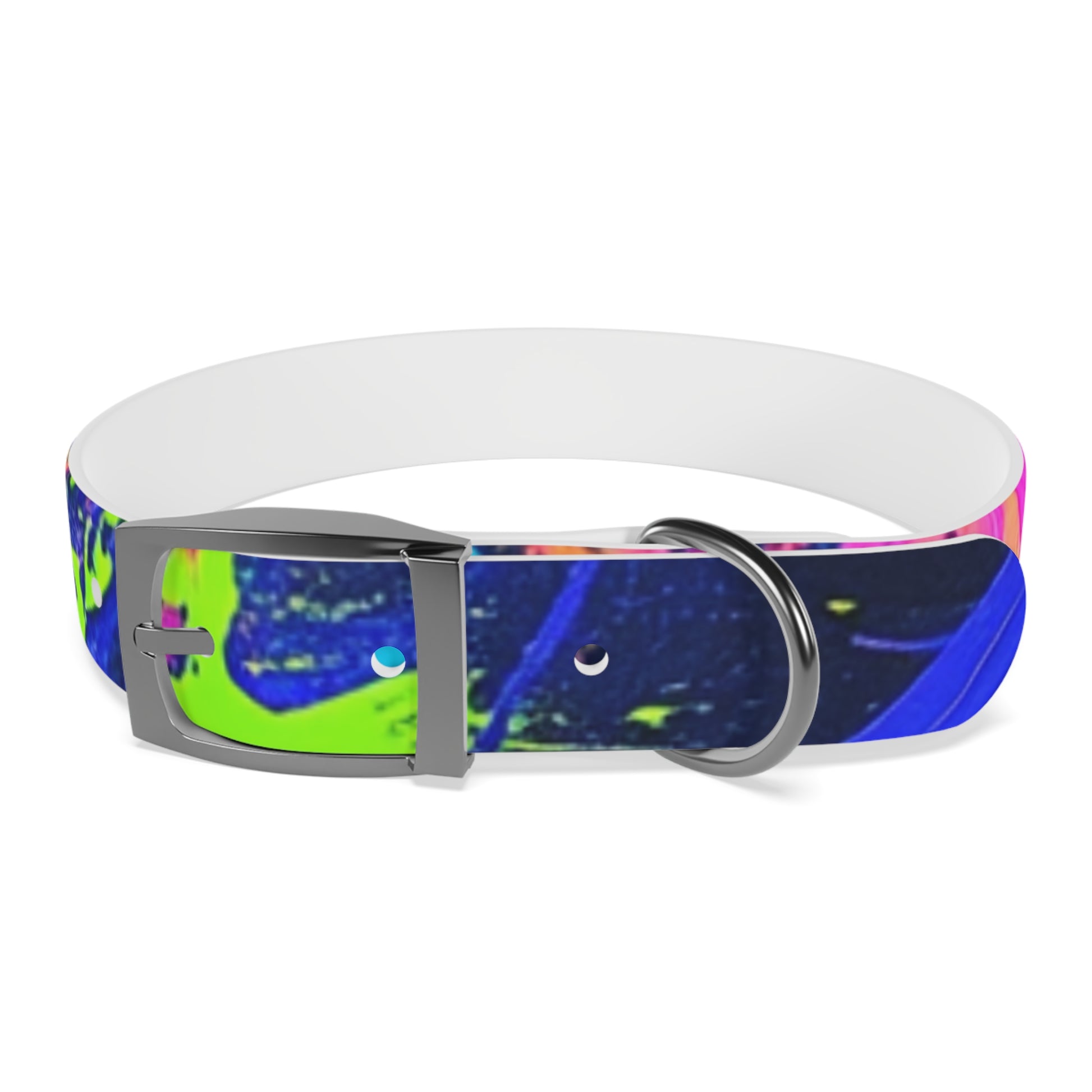 Vibrant Dog Collar - Adjustable Pet Accessory, Colorful Pet Collar for Small and Large Dogs, Fun Dog Gear, Unique Dog Gift, Pet Fashion