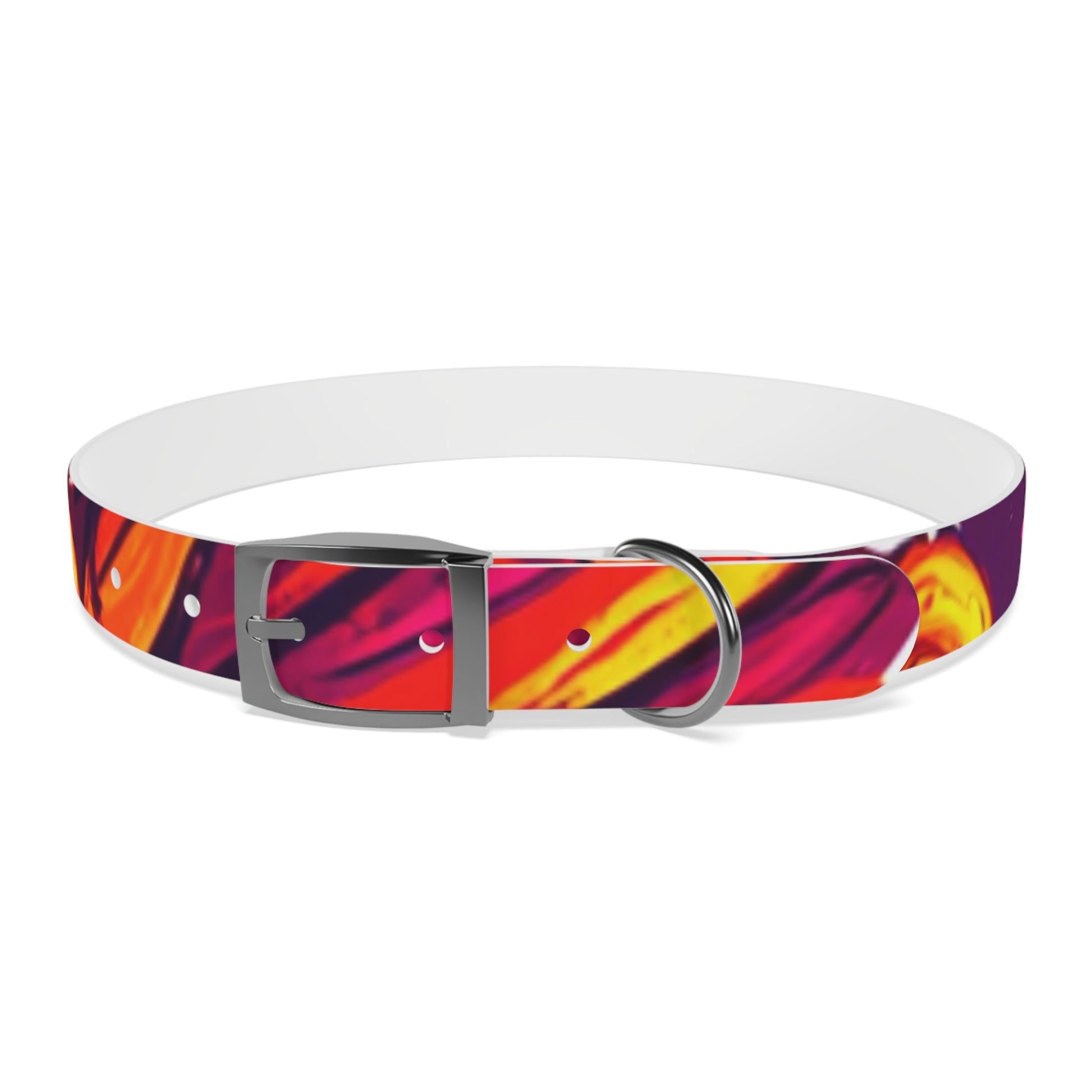 Vibrant Abstract Dog Collar, Colorful Pet Accessory for Dogs, Stylish Dog Gear, Fun Pet Collar, Gift for Dog Lovers