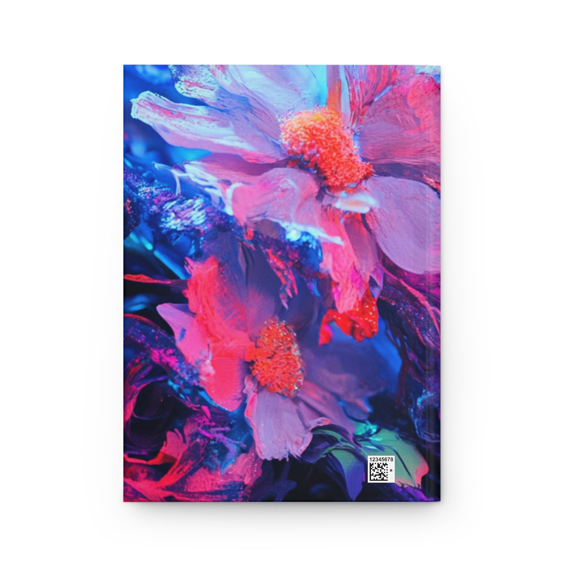 Vibrant Floral Hardcover Journal, Colorful Notebook, Artistic Writing Journal, Gift for Her, Unique Journal for Writers