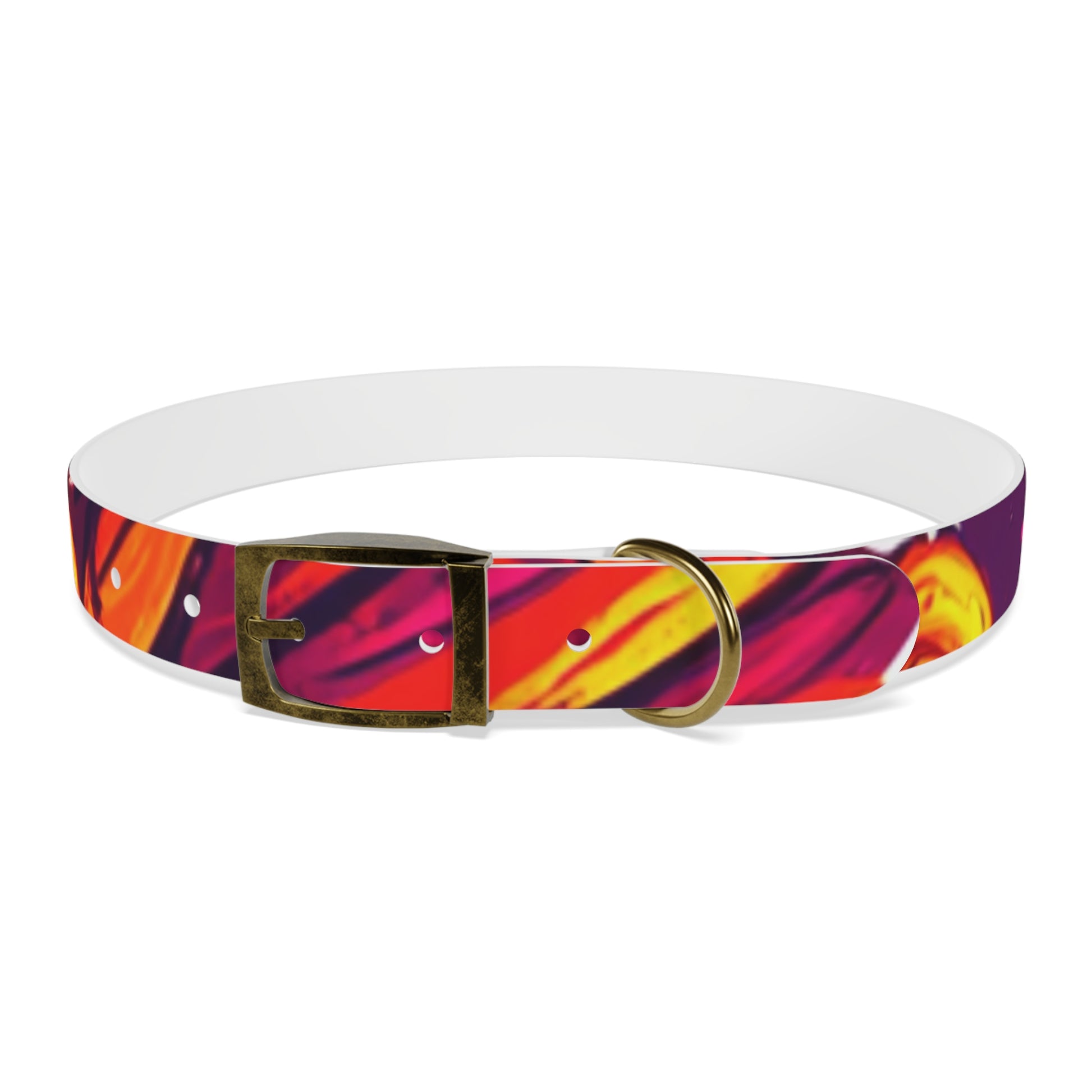Vibrant Abstract Dog Collar, Colorful Pet Accessory for Dogs, Stylish Dog Gear, Fun Pet Collar, Gift for Dog Lovers